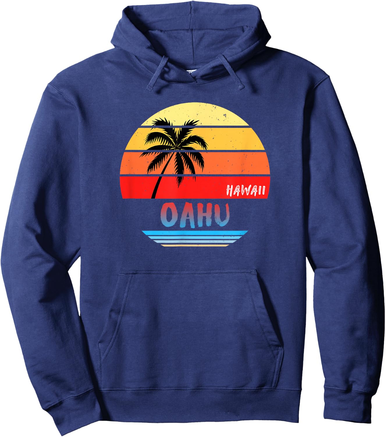 Oahu Shirt | Oahu Hawaii Hoodie - Hoodie | Navy