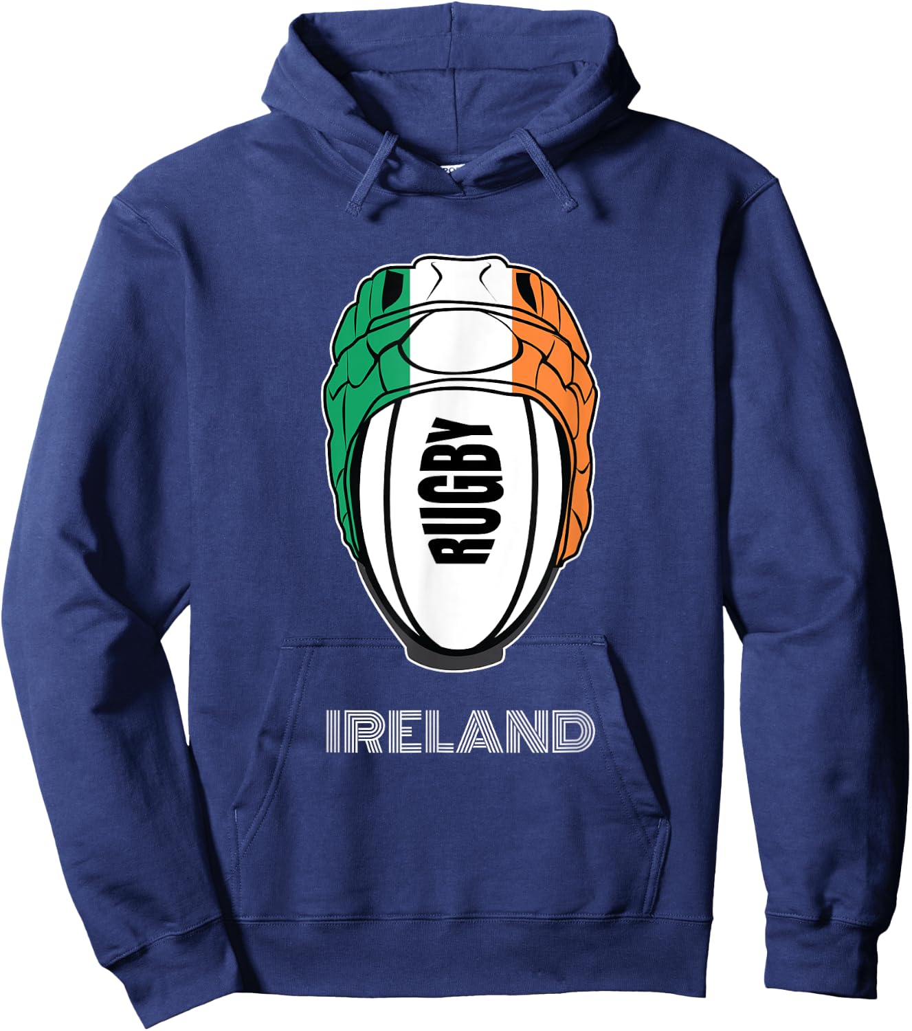 Ireland Rugby Union Jersey Supporters Kit Irish Rugby Fans Hoodie - Hoodie | Navy