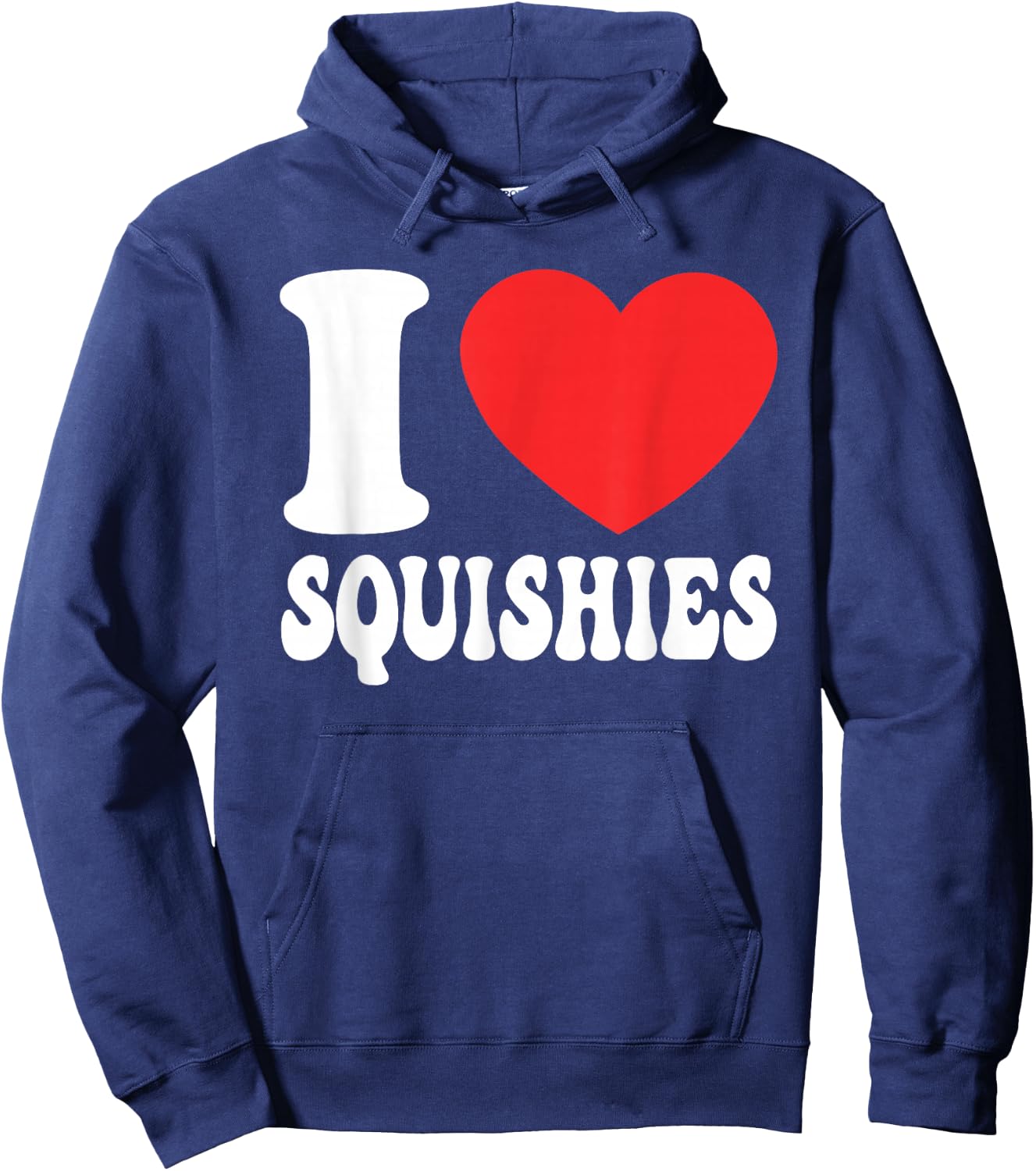 Girls Love Squishies Best Friends Matching I Heart Squishies Hoodie - Hoodie | Navy