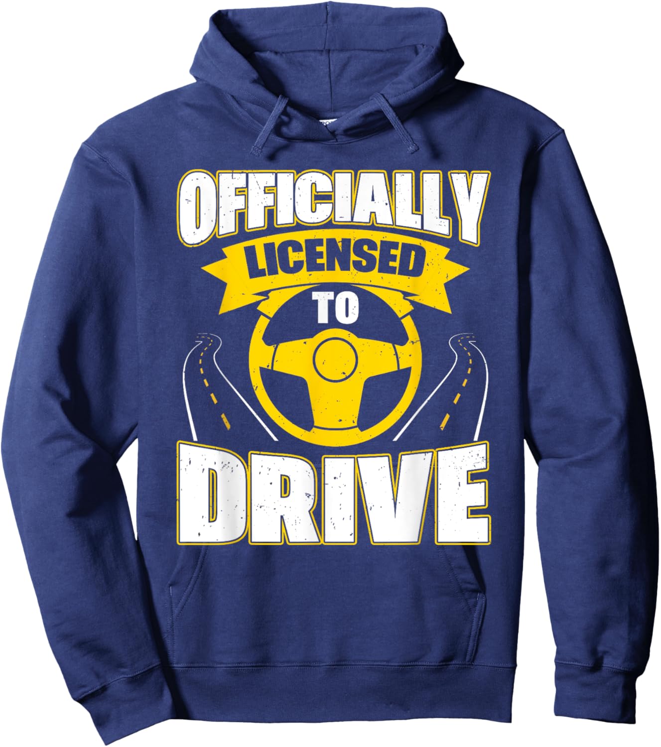 Passed Drivers Test New Driving License Congratulations Teen Hoodie - Hoodie | Navy