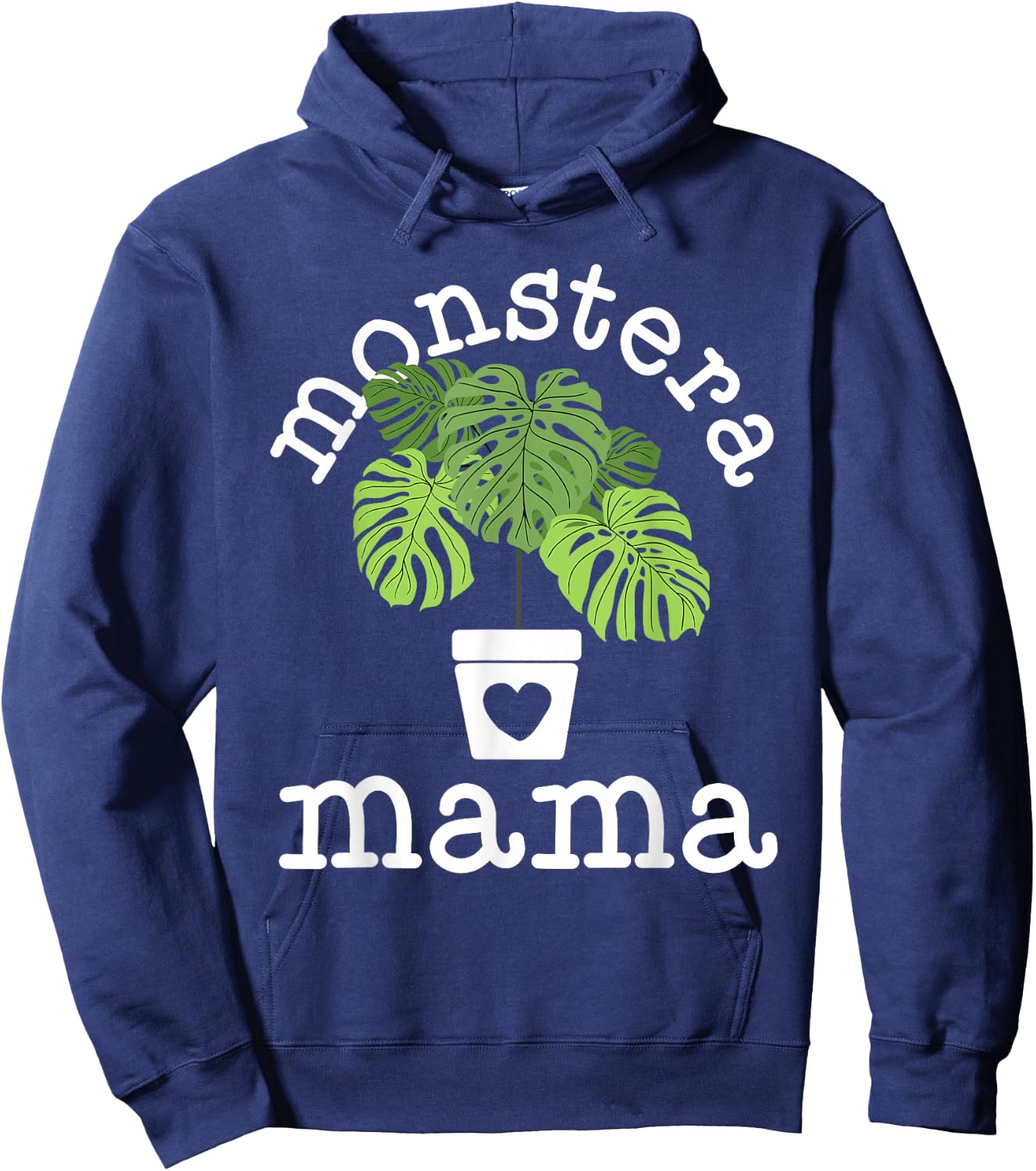 Monstera Plant Mama Shirt Plant Lovers Gift Ideas Hoodie - Hoodie | Navy
