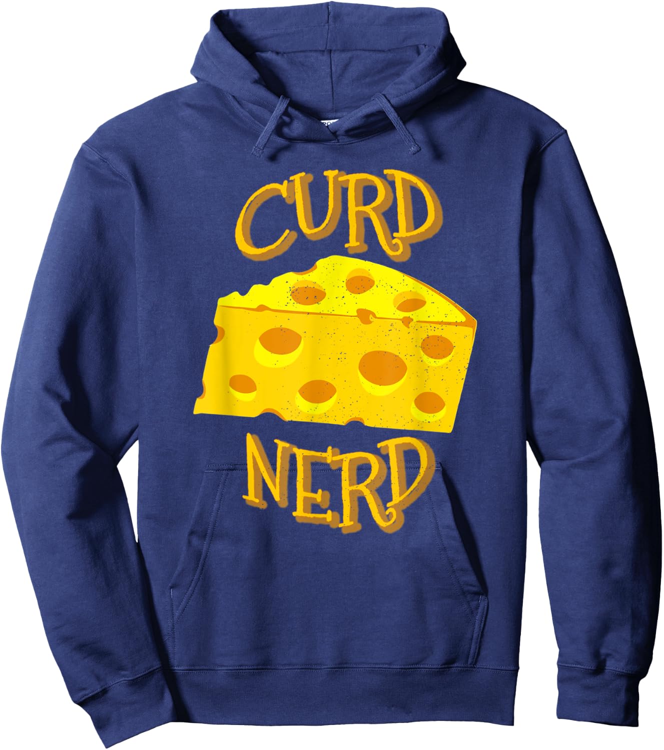Curd Nerd Design For cheese Lovers Hoodie - Hoodie | Navy