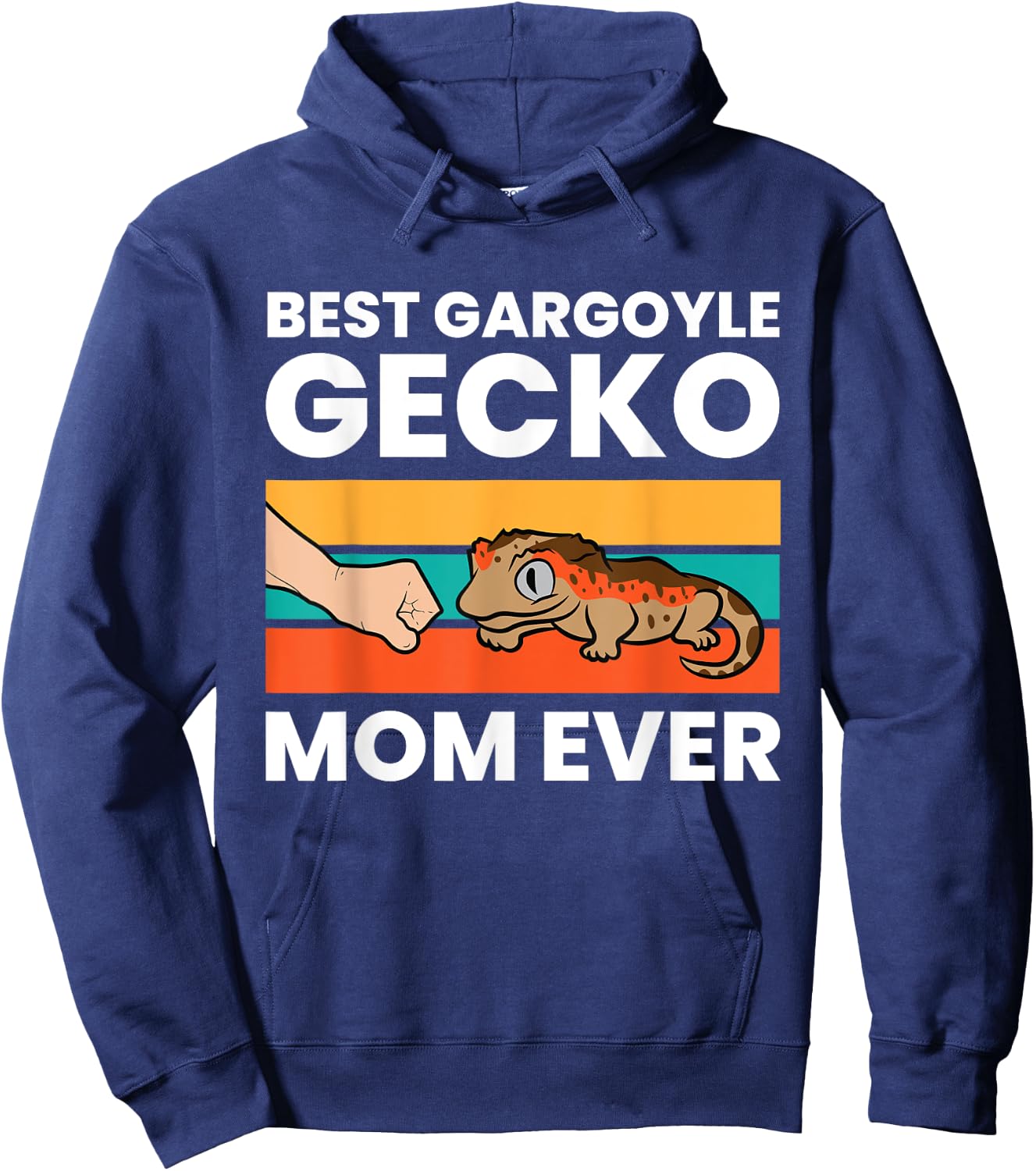 Best Gargoyle Gecko Mom Ever Hoodie - Hoodie | Navy