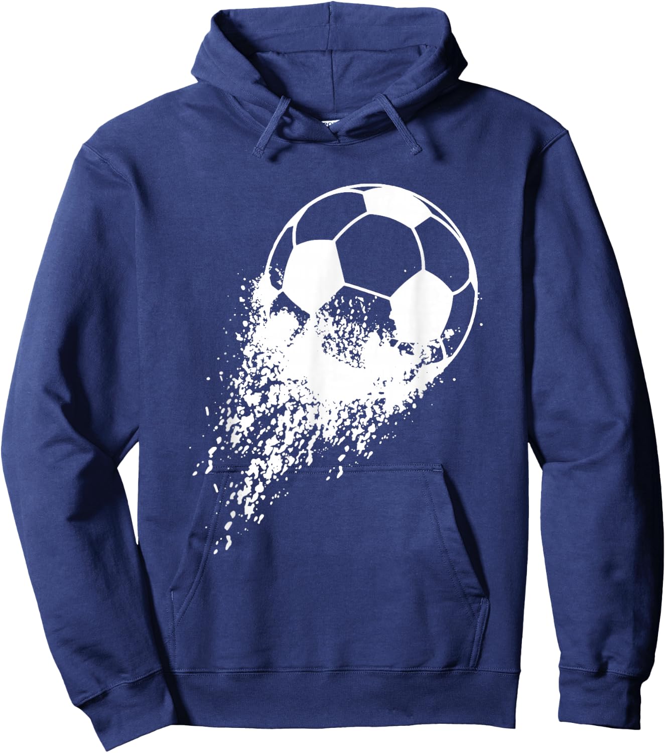 Soccer Player Sports Vintage Men Boys Soccer Ball Hoodie - Hoodie | Navy