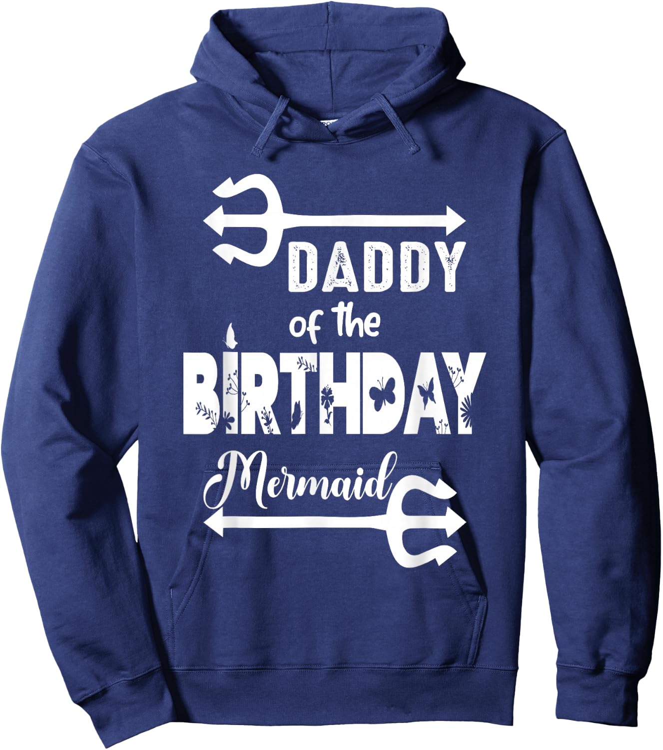Mermaid Security Merdad Mermen Mermaid Birthday Theme Hoodie - Hoodie | Navy