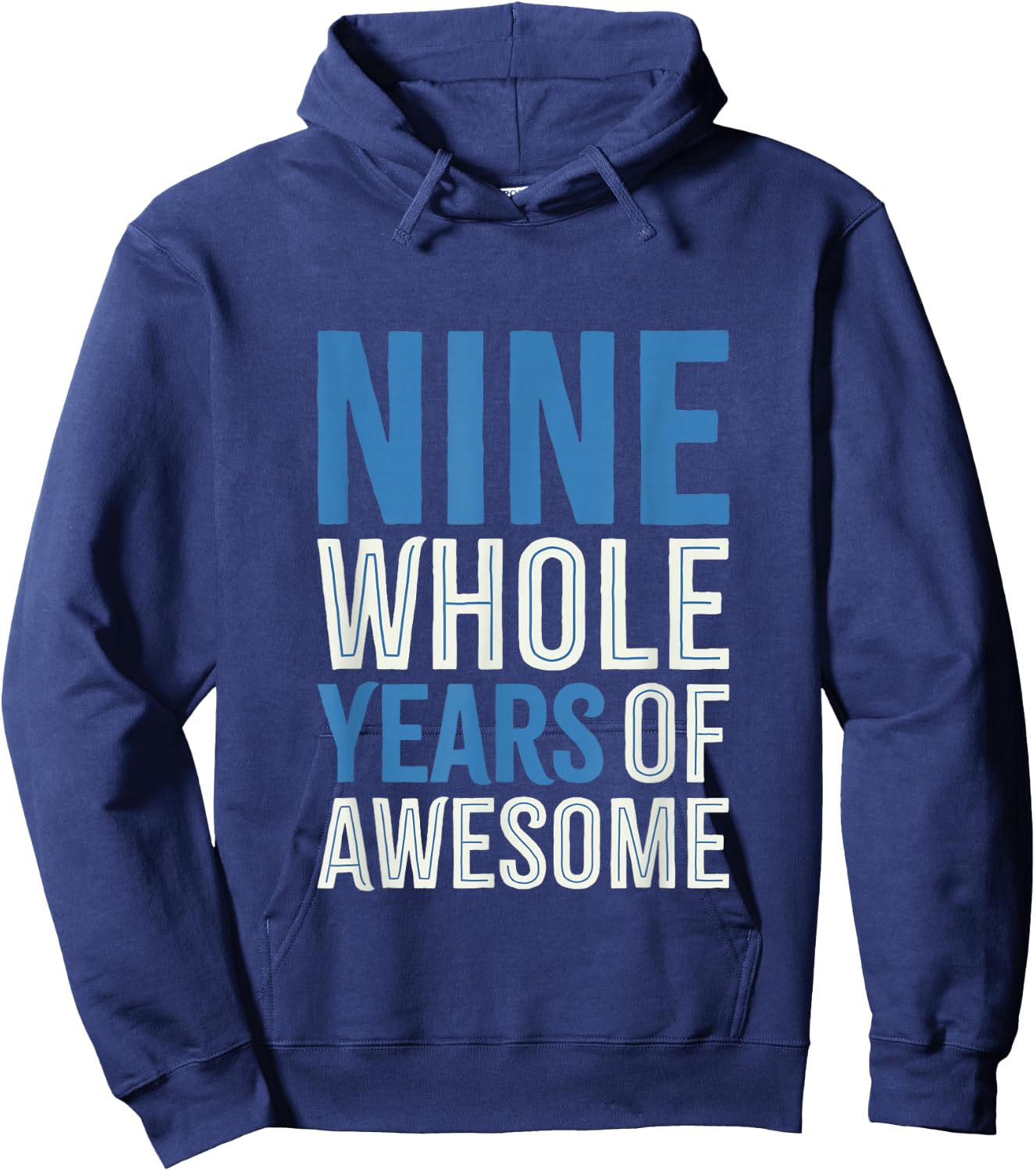 9th Birthday Shirt Gift Boy Age 9 Nine Year Old Boys Son Hoodie - Hoodie | Navy