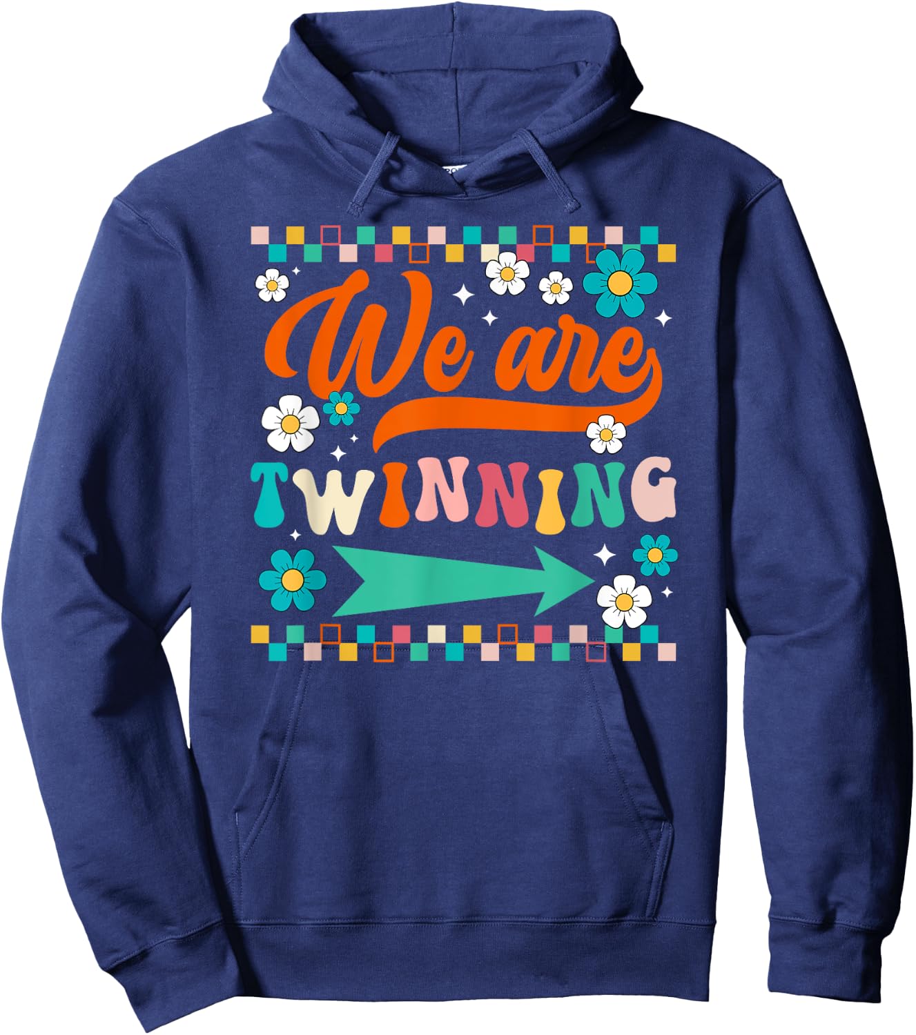 We Are Twinning Twin Day Spirit Week Best Friend Hoodie - Hoodie | Navy