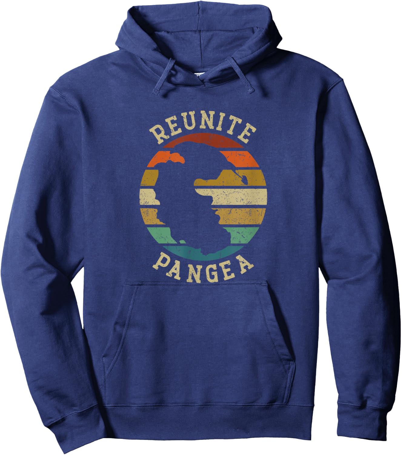 Reunite Pangea - Funny Humor Hoodie - Hoodie | Navy