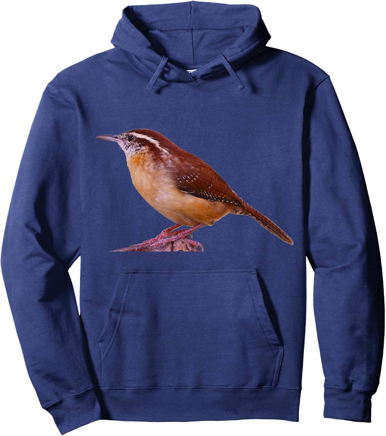 Carolina Wren Bird Ornithology Hoodie - Hoodie | Navy