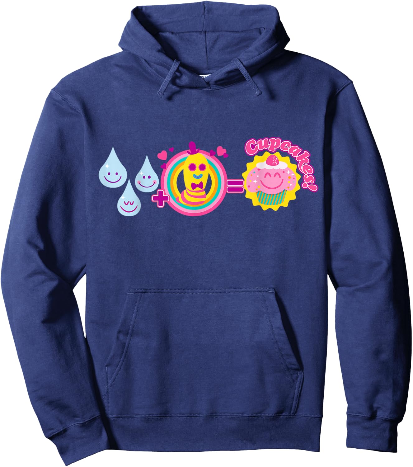 DreamWorks' Trolls Mr. Dinkles and Cupcakes Hoodie - Hoodie | Navy