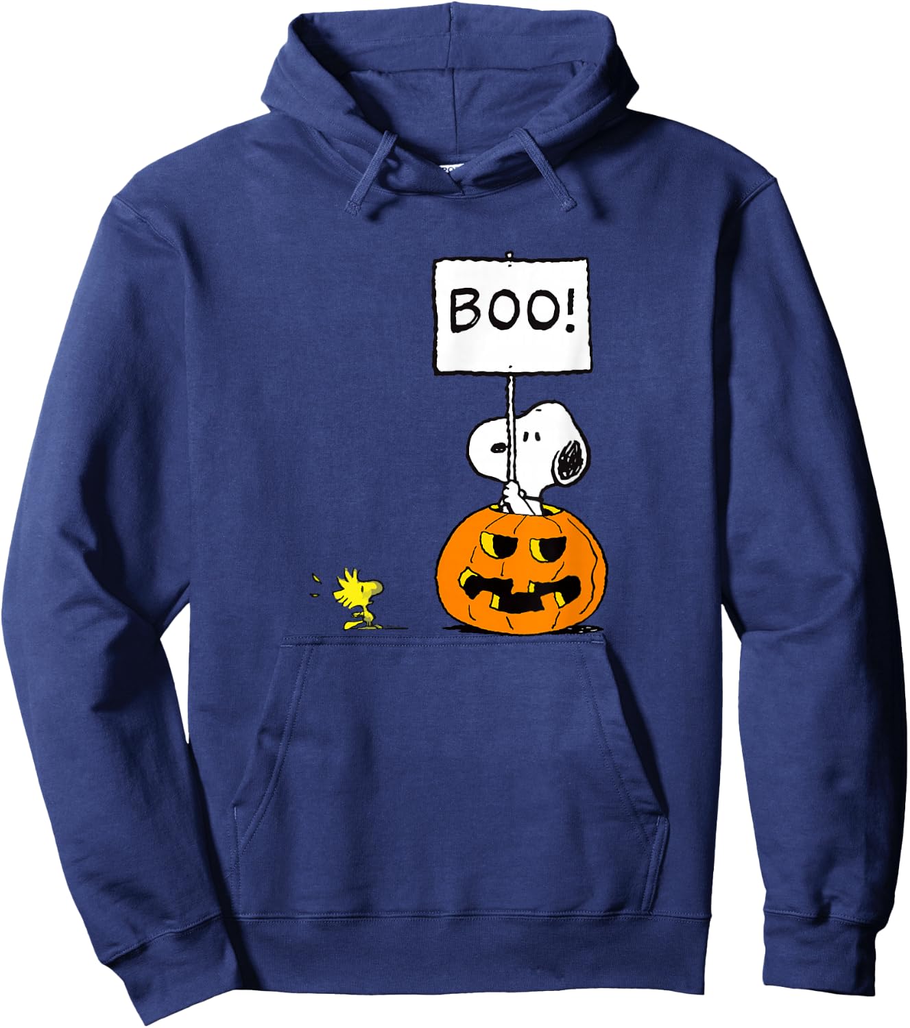 Peanuts - Halloween Snoopy Boo! Hoodie - Hoodie | Navy
