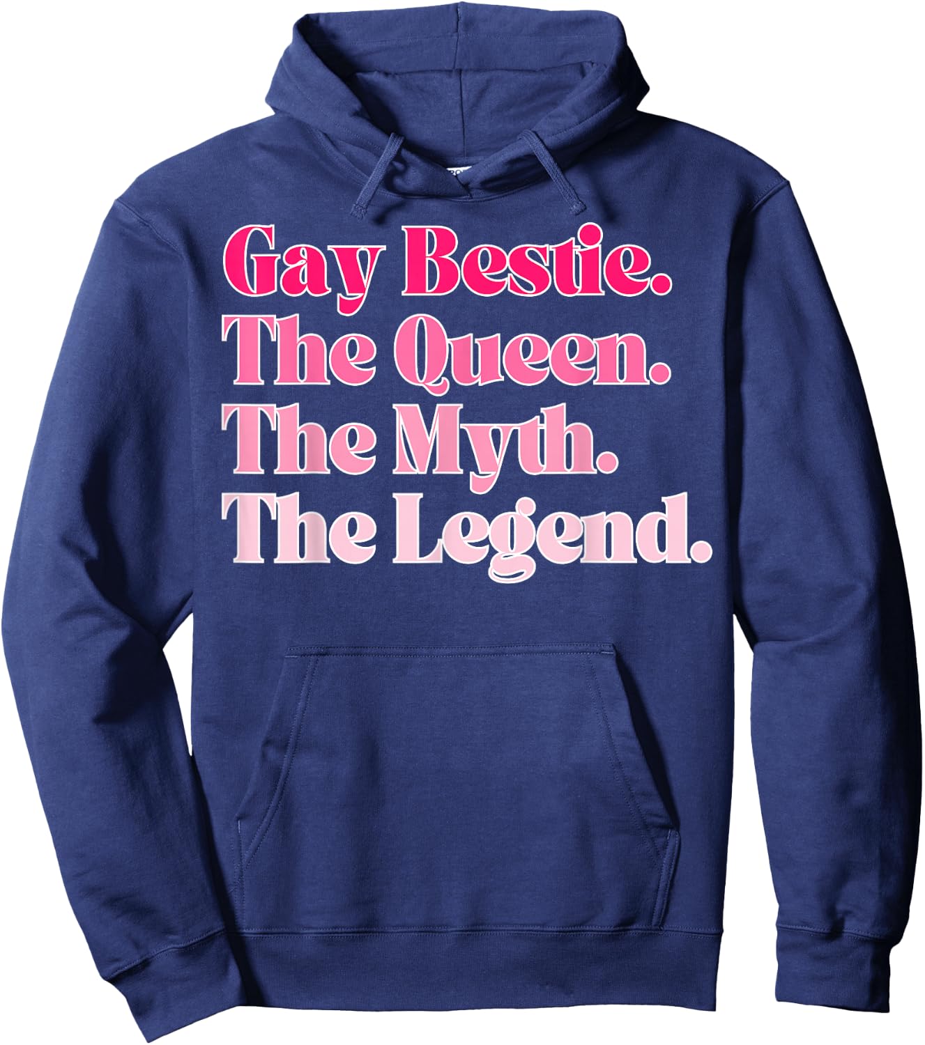 Gay Bestie Hoodie - Hoodie | Navy