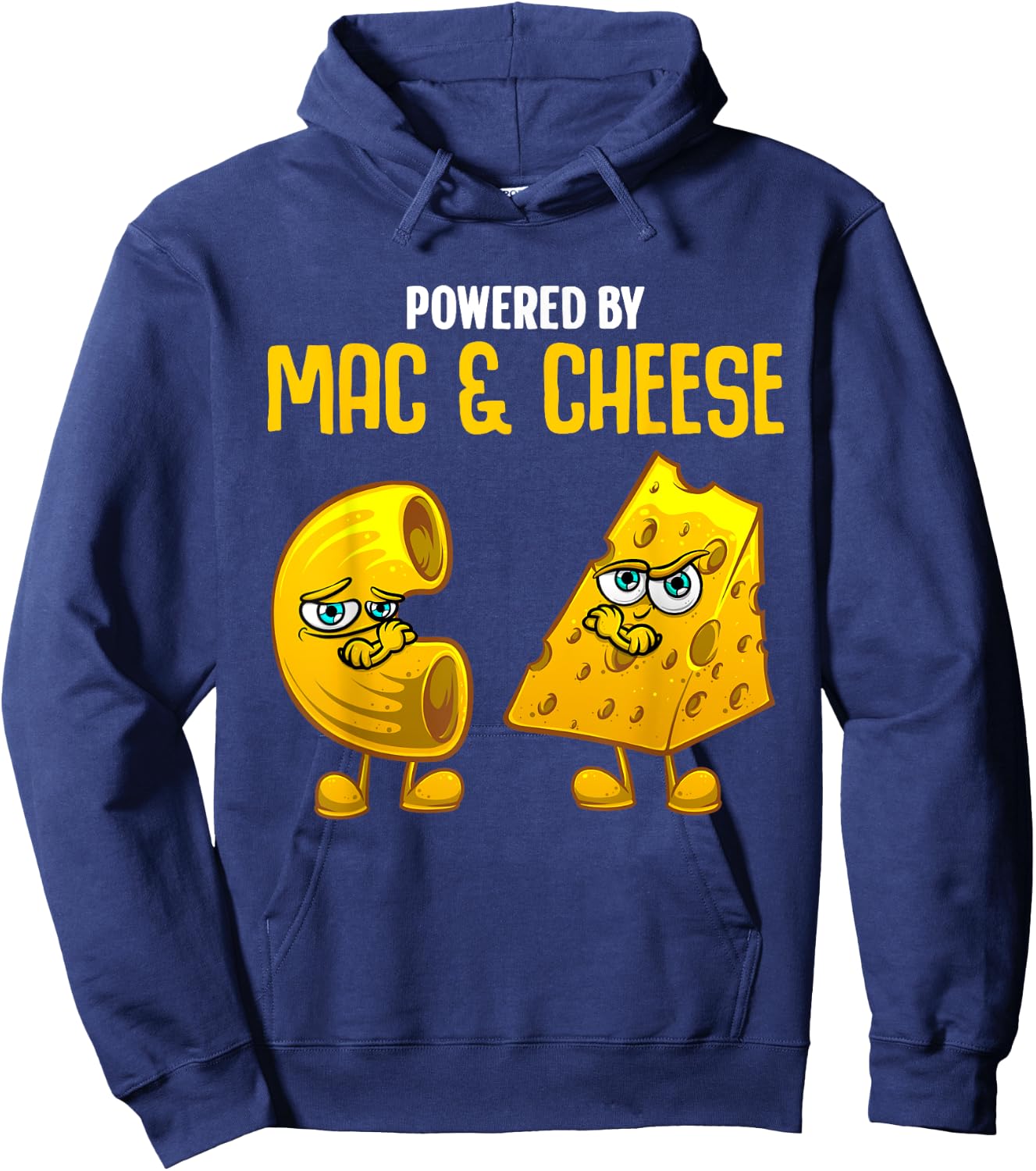 Funny Mac And Cheese Gift Kids Men Women Macaroni Cheese Hoodie - Hoodie | Navy