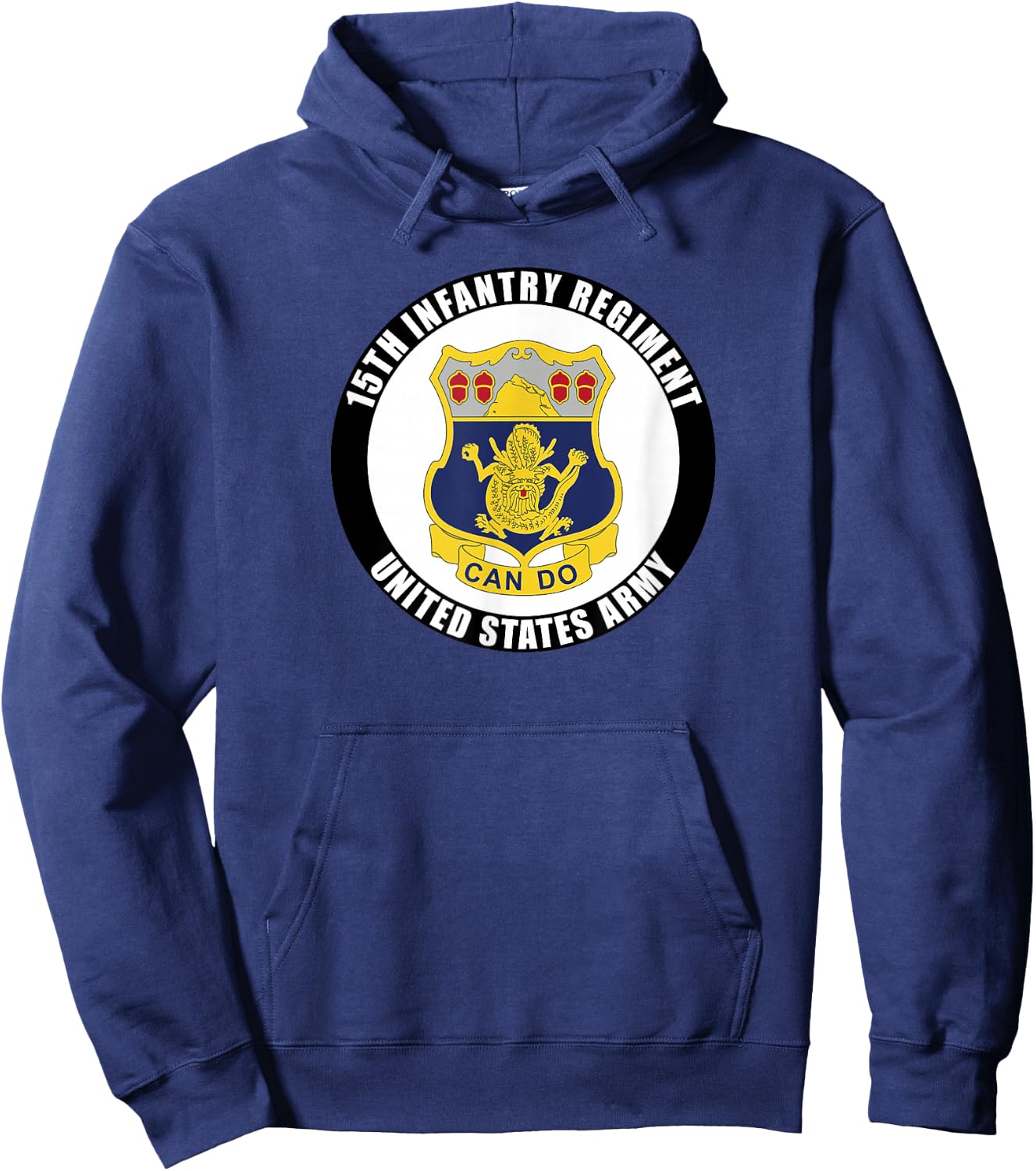 15th Infantry Regiment United States Army Veteran Military Hoodie - Hoodie | Navy