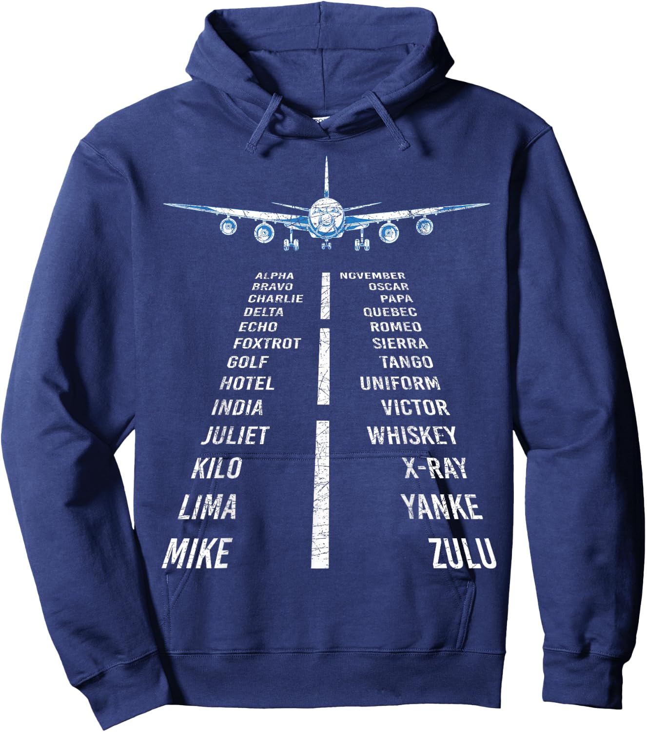 Flying Airplane Plane Aviation Aircraft Flight Copilot Pilot Hoodie - Hoodie | Navy