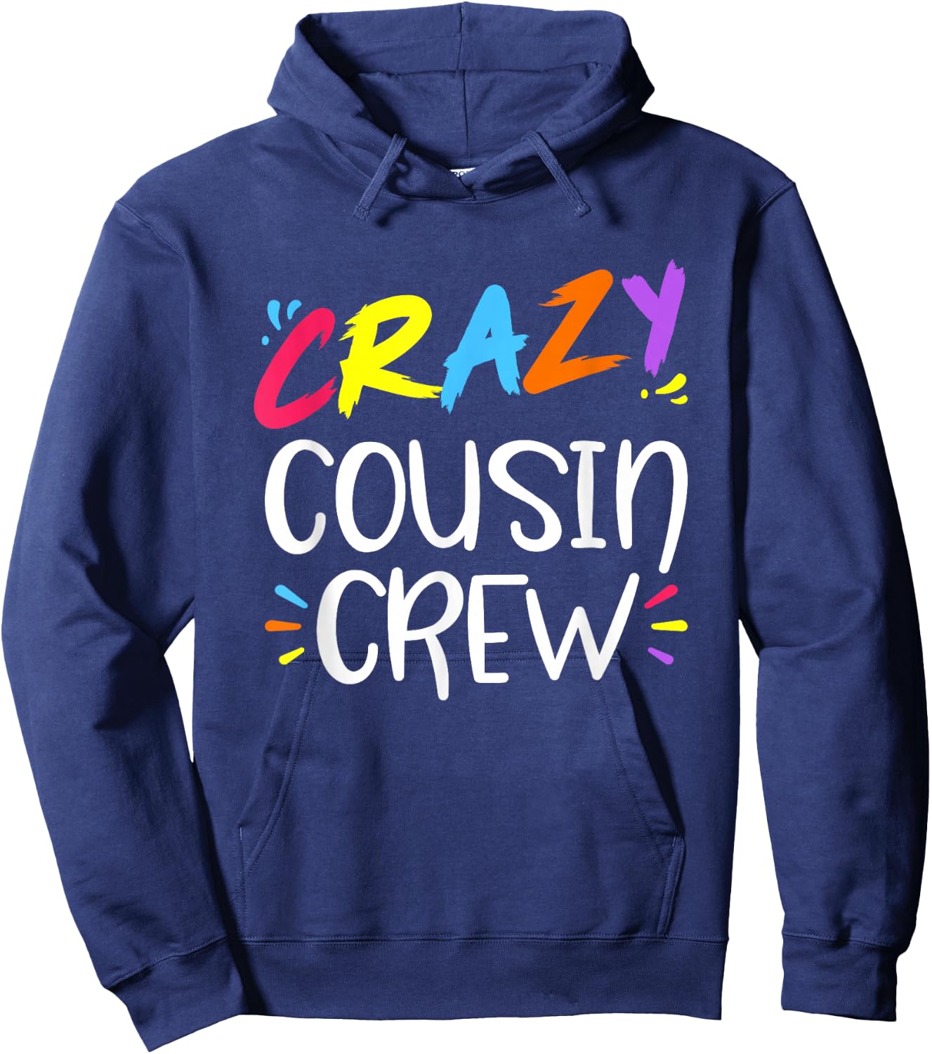 Crazy Cousin Crew Hoodie - Hoodie | Navy