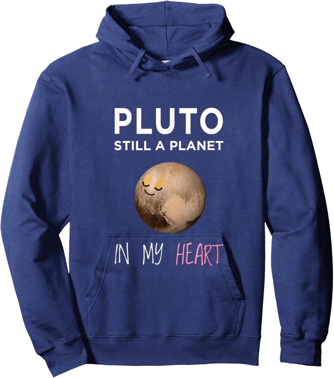 Pluto Still Planet In My Heart Astronomer Kids Hoodie - Hoodie | Navy