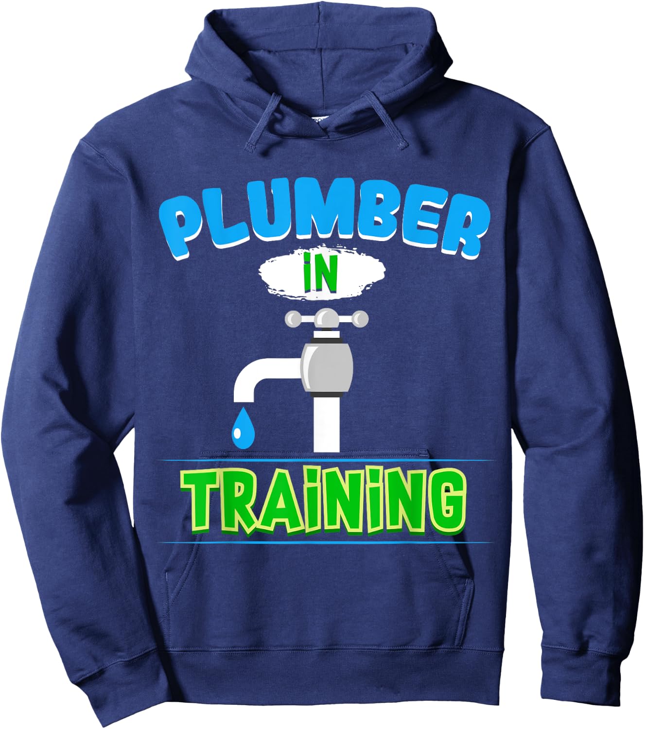 Plumbing Future Plumber in Training Kids Pipefitter Hoodie - Hoodie | Navy