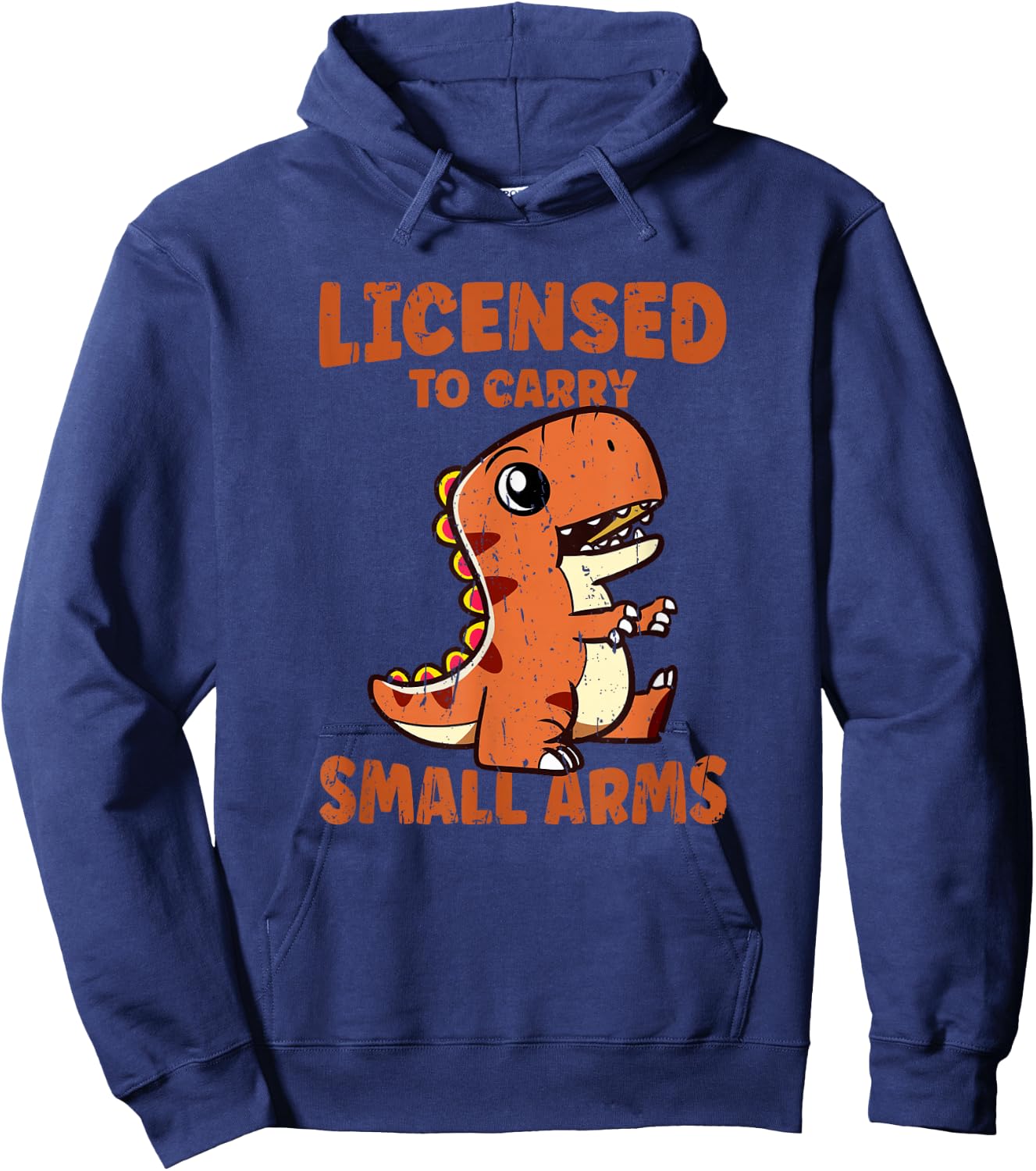 Licensed to carry small arms - trex Hoodie - Hoodie | Navy