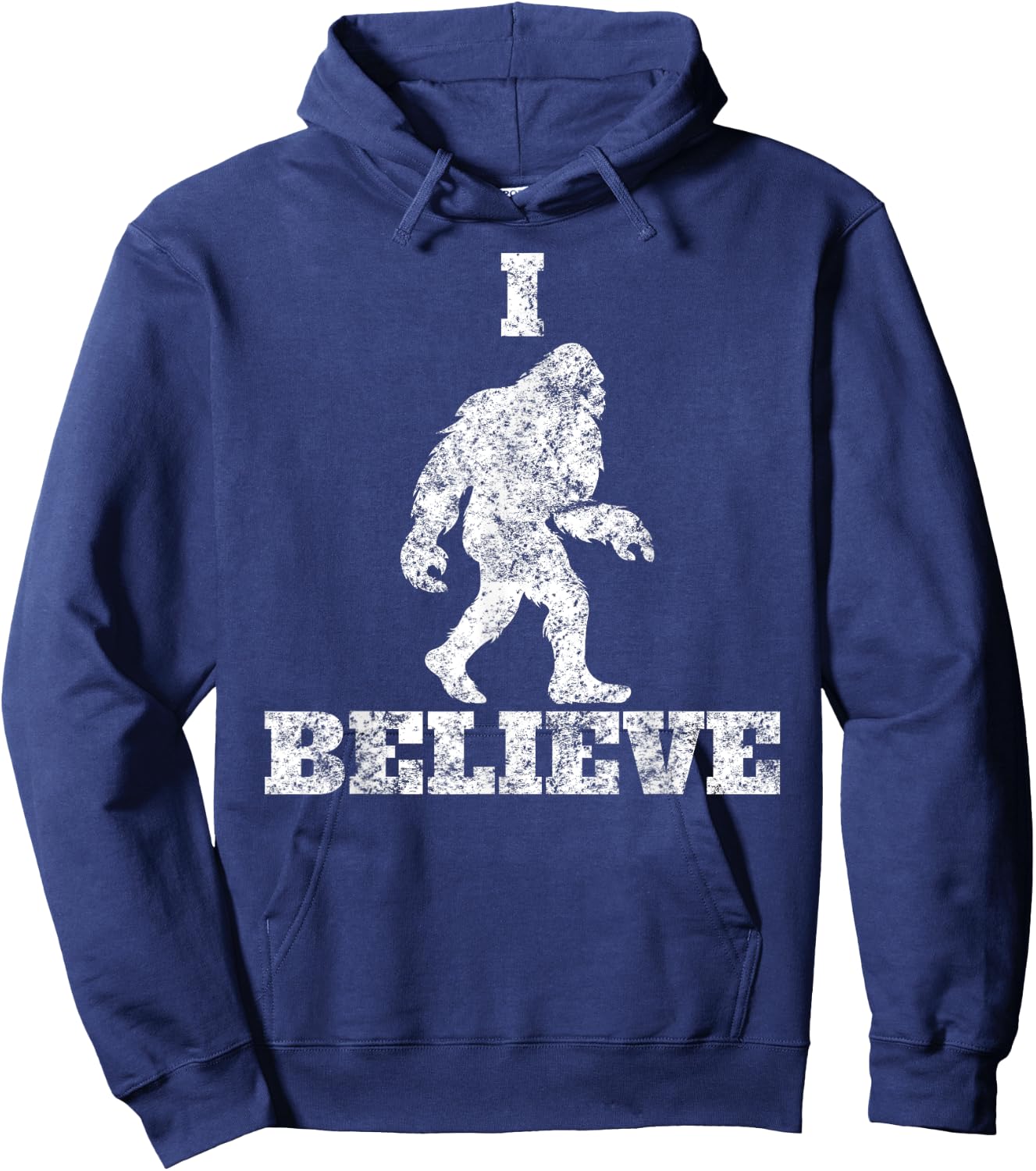 I Believe in Bigfoot Sasquatch Urban Legends Skunk Ape Hoodie - Hoodie | Navy