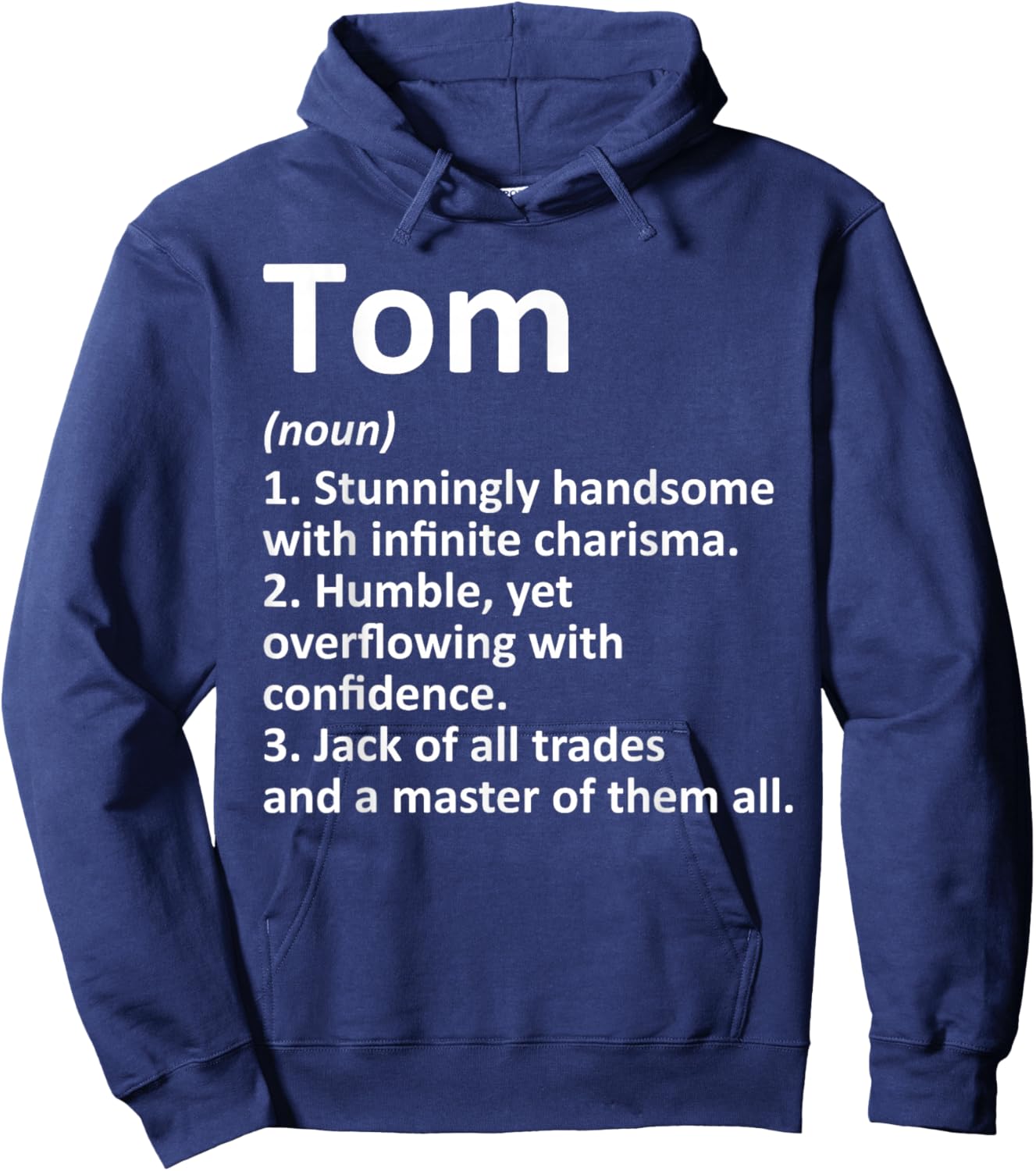 Tom Definition Personalized Name Funny Birthday Gift Small Hoodie - Hoodie | Navy