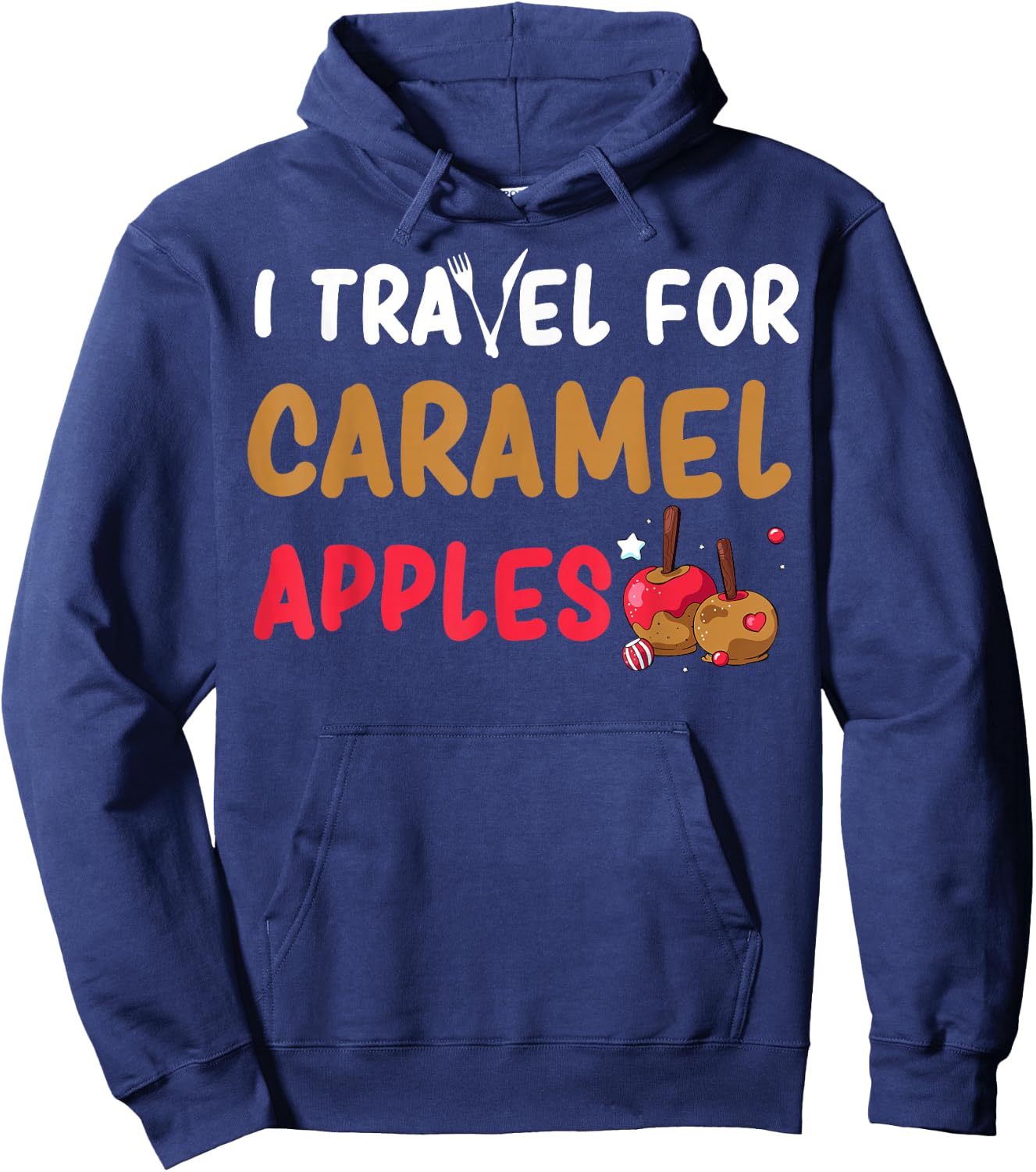 Caramel Apple Apparel - Great Funny Apples Lover Design Hoodie - Hoodie | Navy