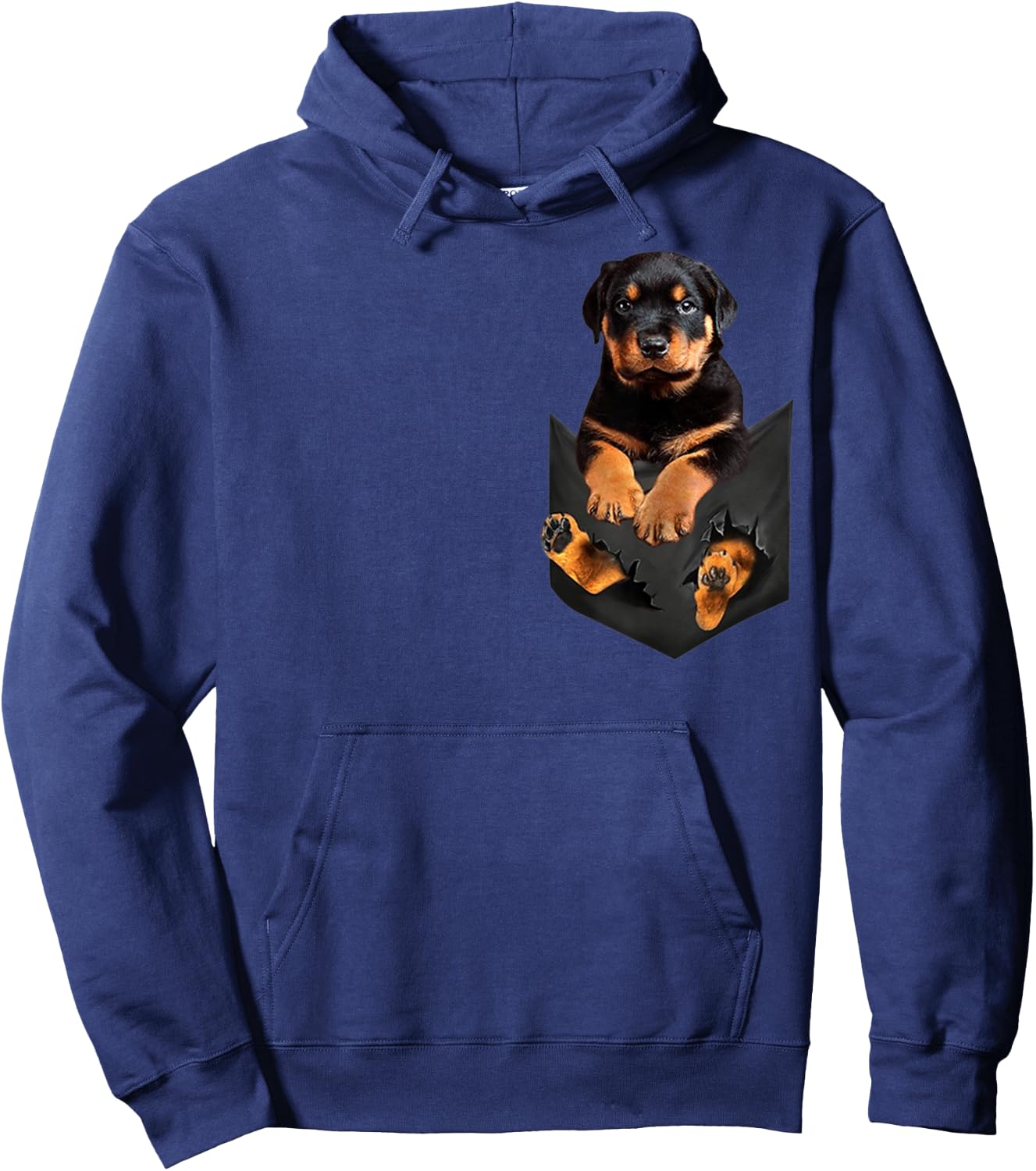 Funny Rottweiler in Your Pocket for Rott, Rottie Lovers Hoodie - Hoodie | Navy