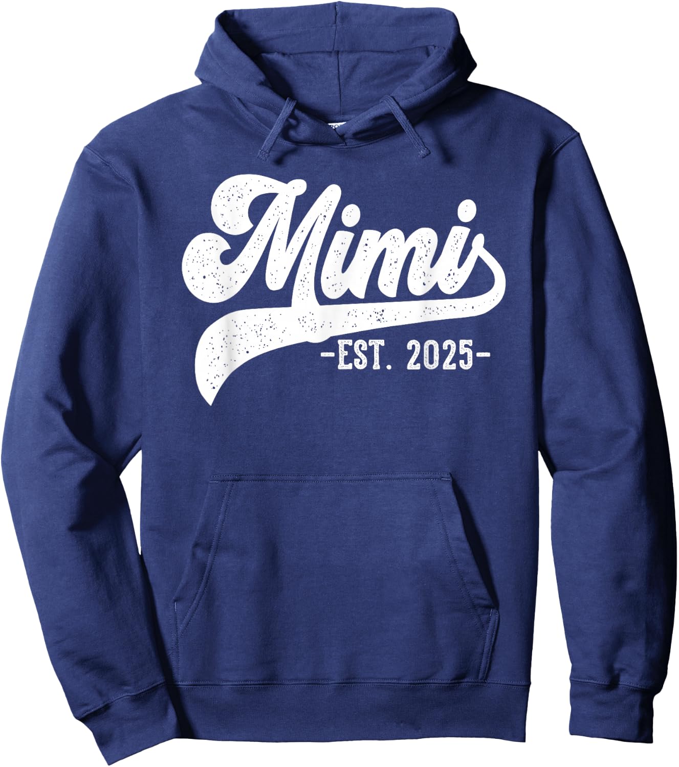 Mimi Est 2025 Mimi To Be Gifts New Mimi 2025 Pregnancy Hoodie - Hoodie | Navy