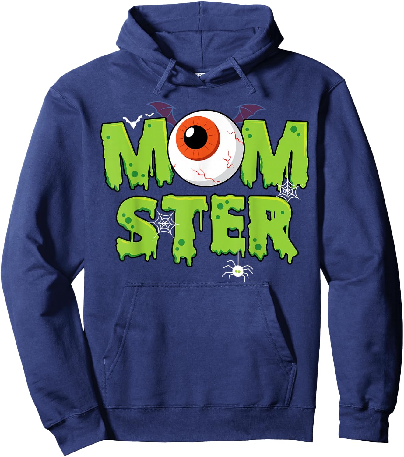 Retro Mom Momster Mother Halloween Costume Family matching Hoodie - Hoodie | Navy