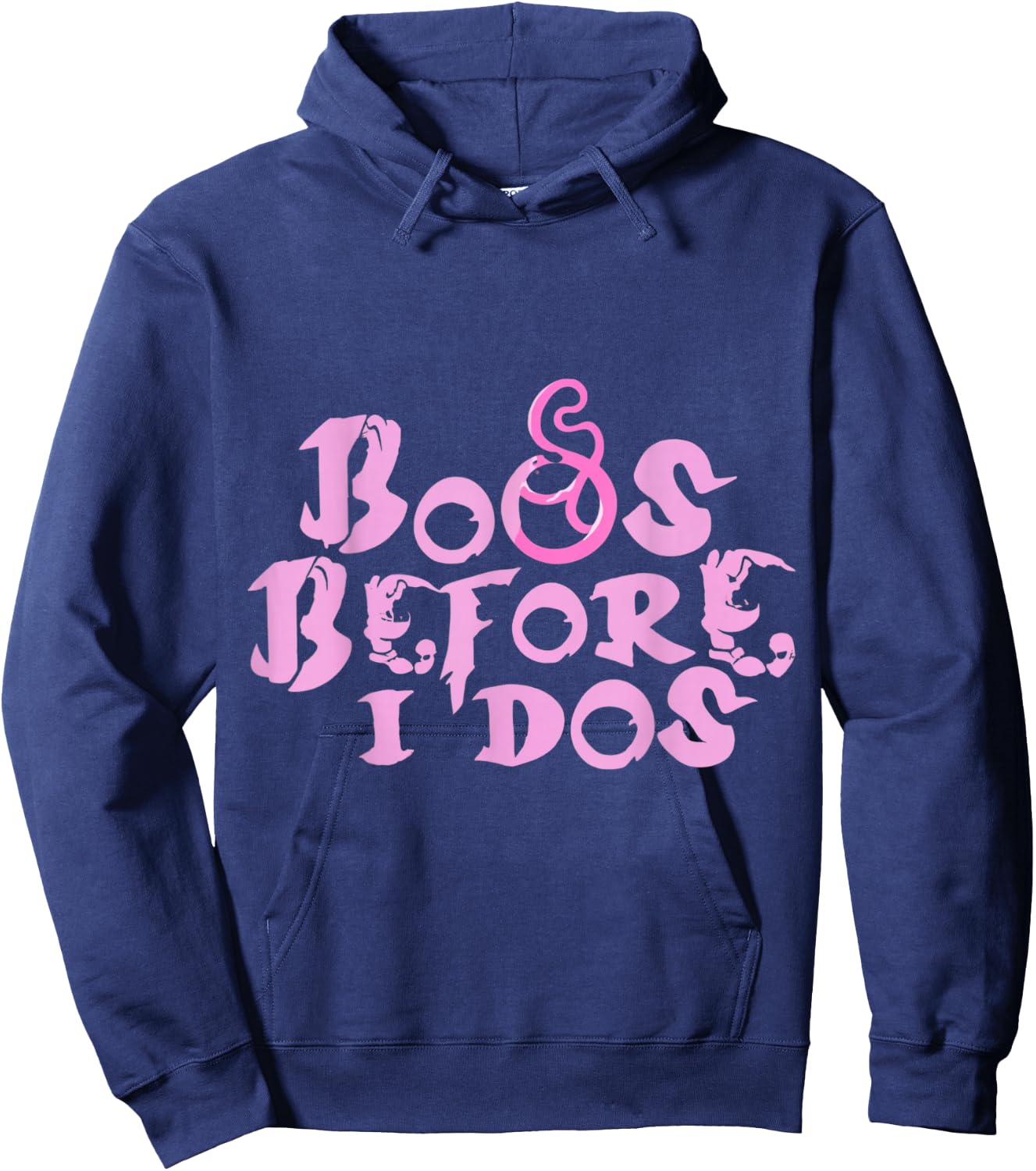 Boos Before I Dos Boochelorette Halloween Bachelorette Funny Hoodie - Hoodie | Navy