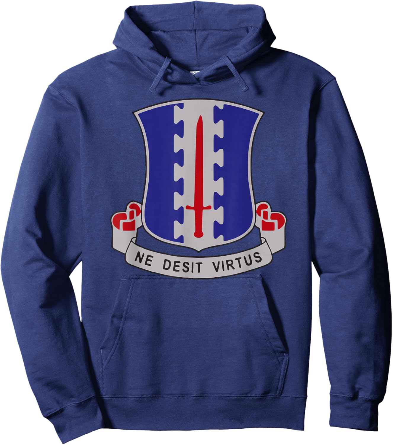 101st Airborne - 187th Regiment DUI - Rakkasans Crest Hoodie - Hoodie | Navy
