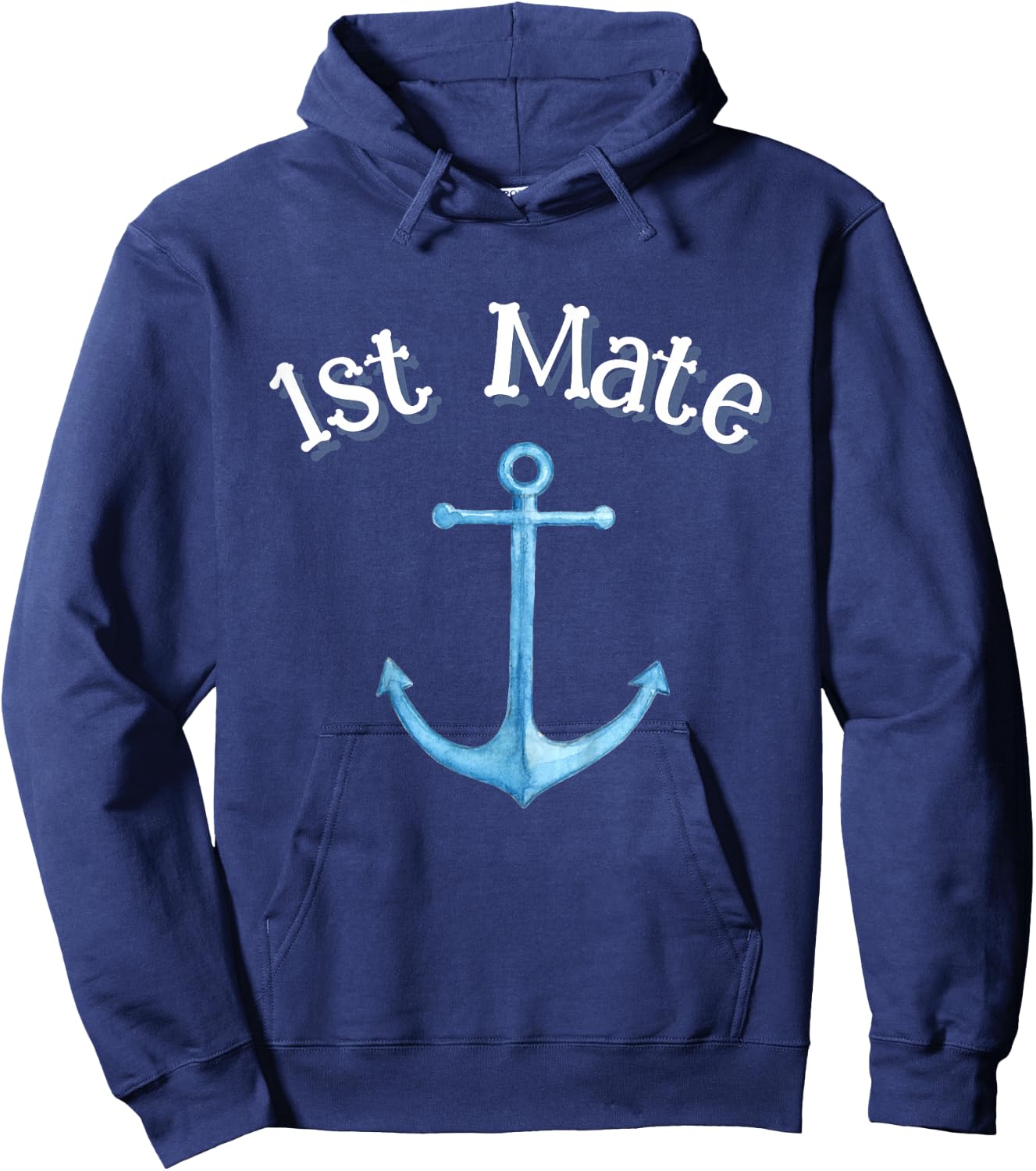 Boating Outfit for Kids Cute Boys Girls First Mate Captain Hoodie - Hoodie | Navy