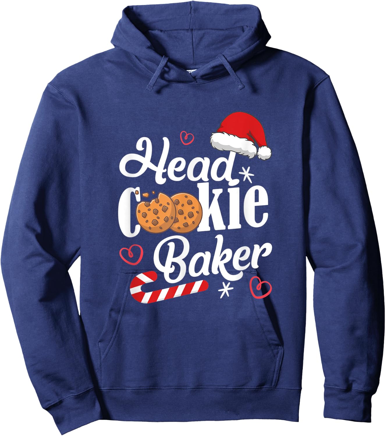 Head Cookie Baker Christmas Hoodie - Hoodie | Navy