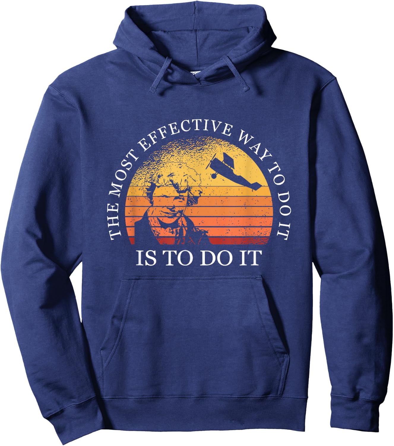 The most effective way to do it is to do it Earhart Day Hoodie - Hoodie | Navy