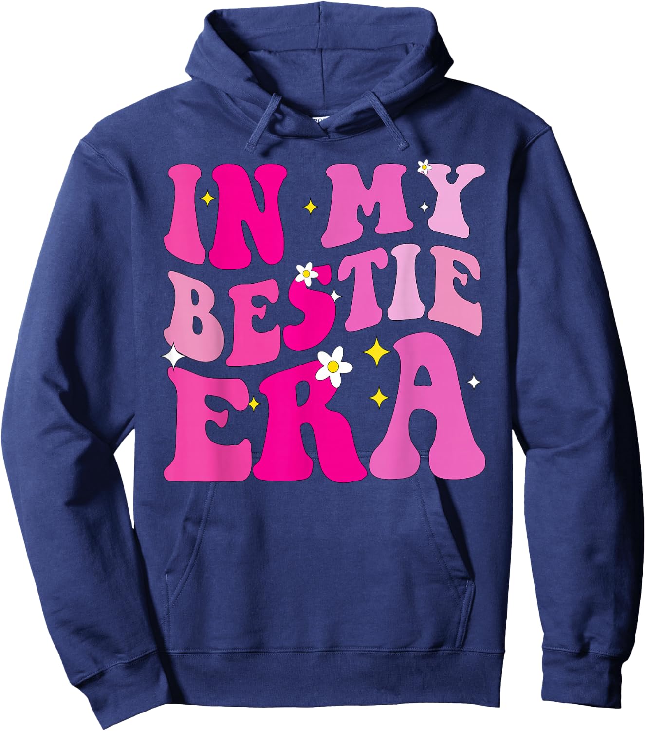 in My Bestie Era Kids Girls Boys Matching Friends Hoodie - Hoodie | Navy