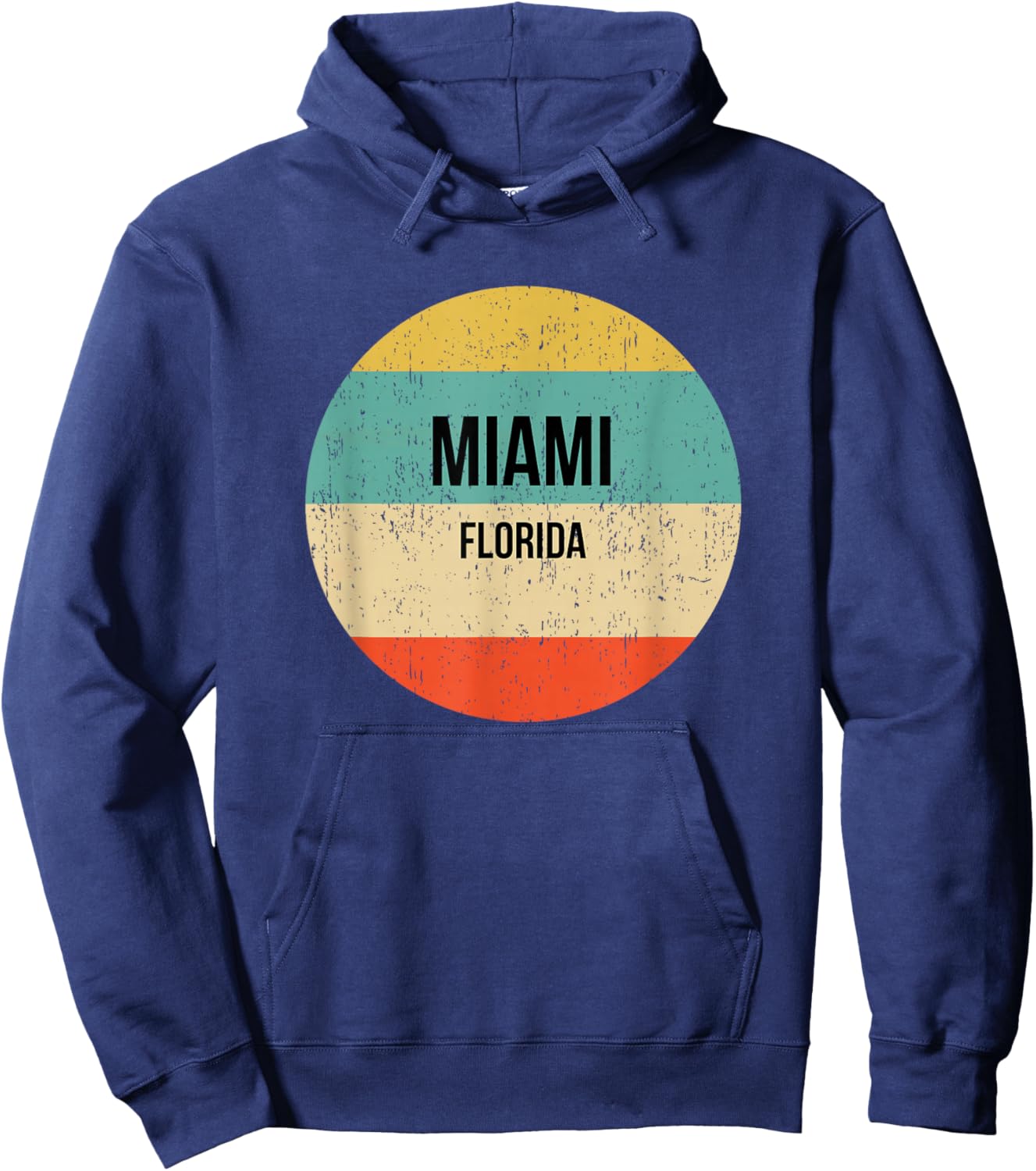Miami Florida Shirt | Miami Hoodie - Hoodie | Navy