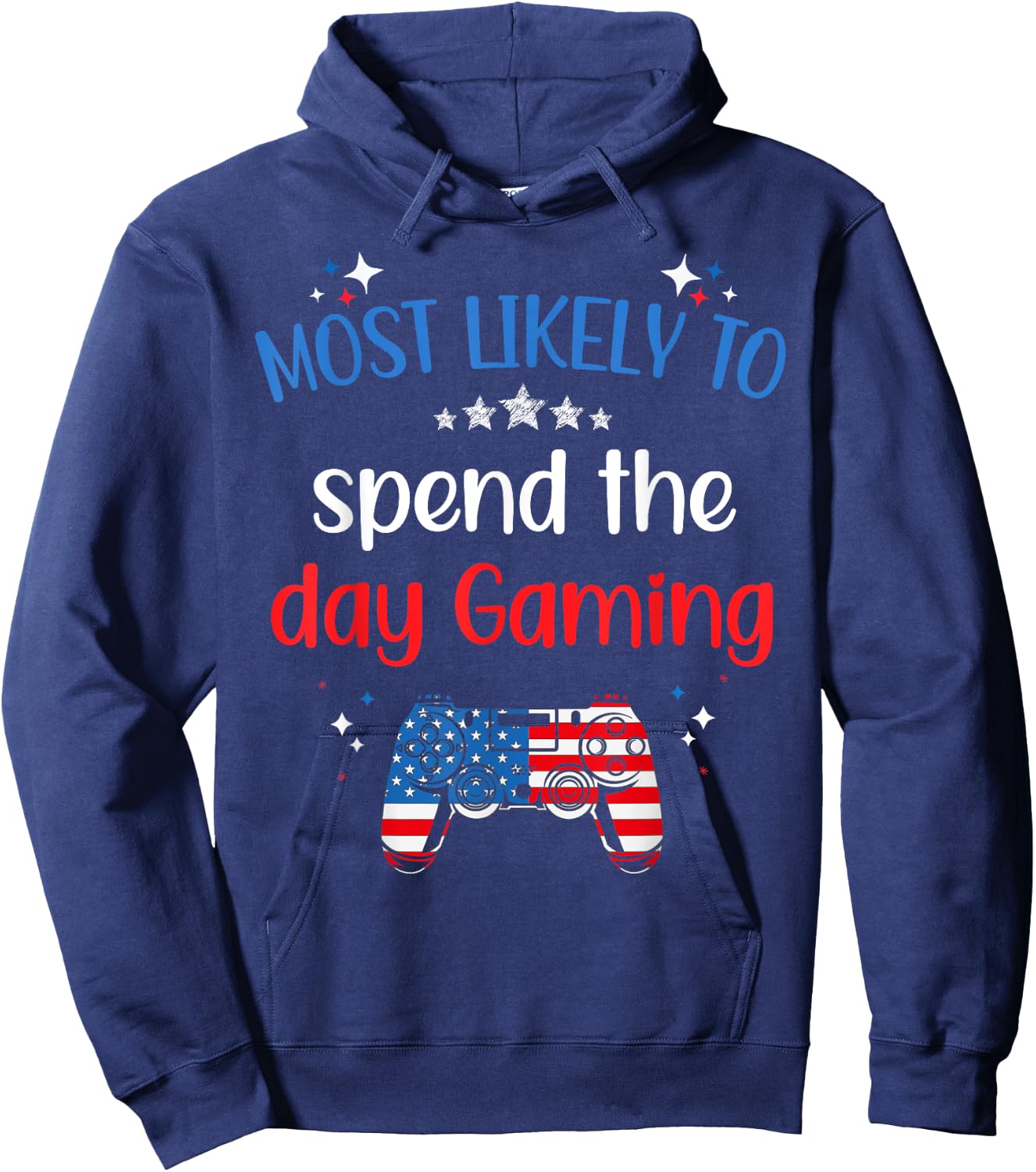 Matching 4th of July Family Shirt July Fourth Most Likely To Hoodie - Hoodie | Navy