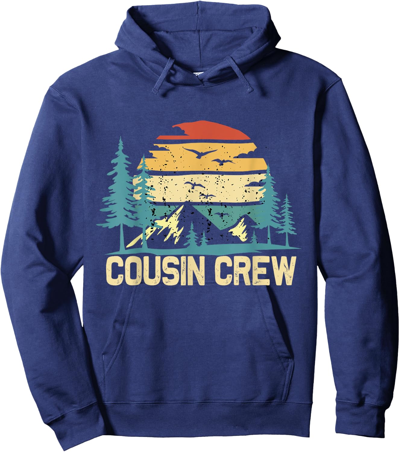 Cousin Crew Camping Friends Summer Family Vacation Men Women Kids Hoodie - Hoodie | Navy