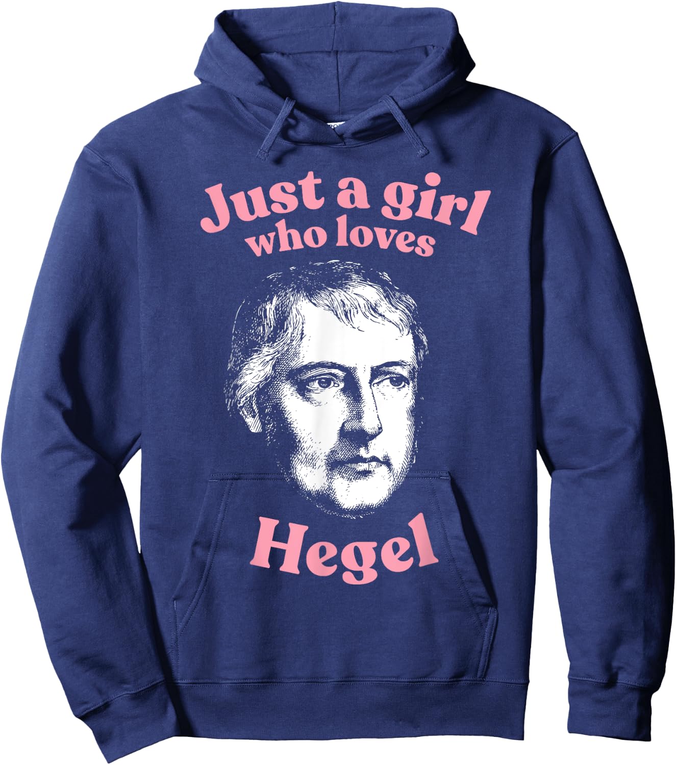 Just a girl who loves Hegel - weltgeist philosophy Hoodie - Hoodie | Navy