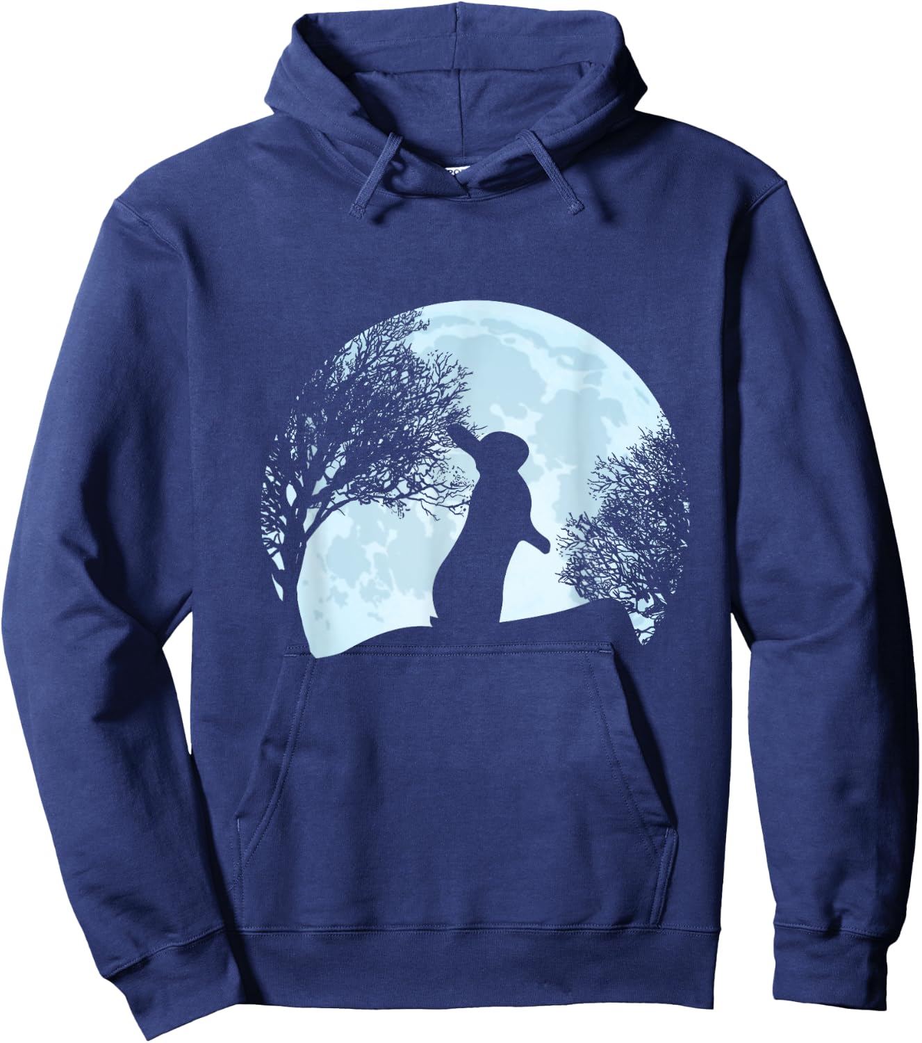 Easter Rabbit Blue Moon Hoodie - Hoodie | Navy