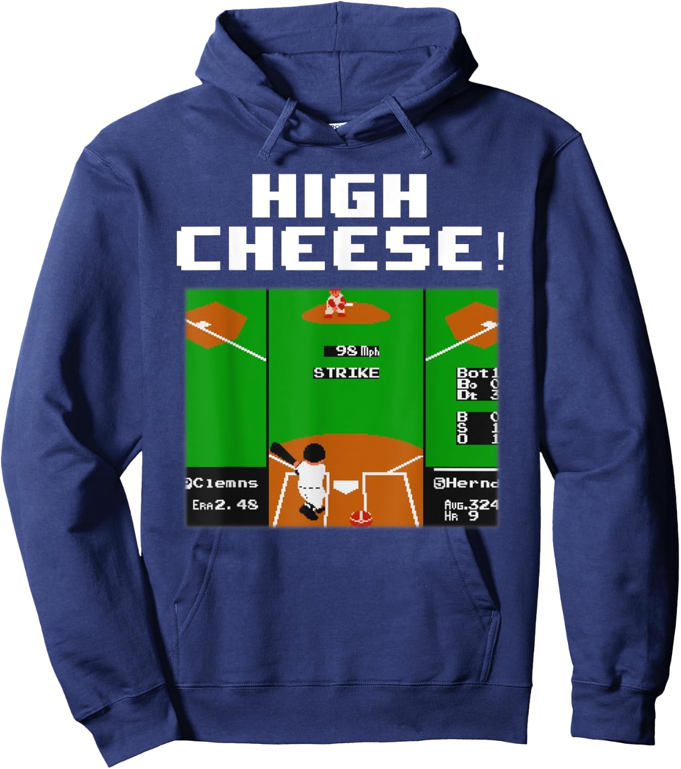 High Cheese RBI Baseball Hoodie - Hoodie | Navy