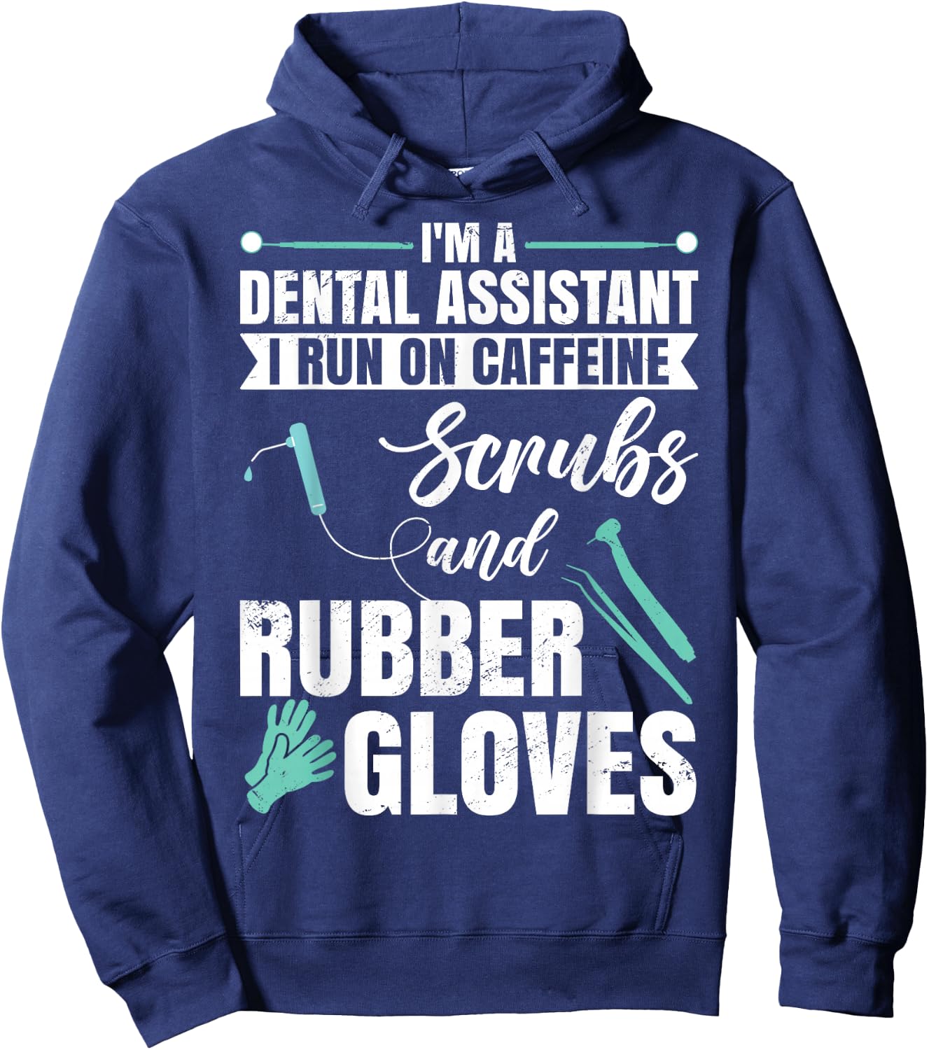 Funny dental assistant Hoodie - Hoodie | Navy