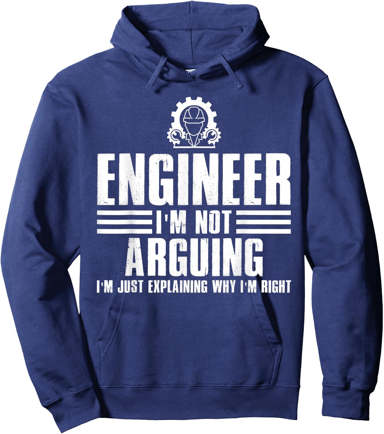 Funny Engineer Art Men Women Mechanic Electrical Engineering Hoodie - Hoodie | Navy