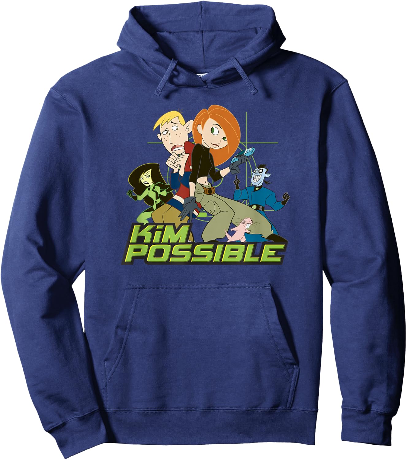Disney Kim Possible Character Group Poster Hoodie - Hoodie | Navy