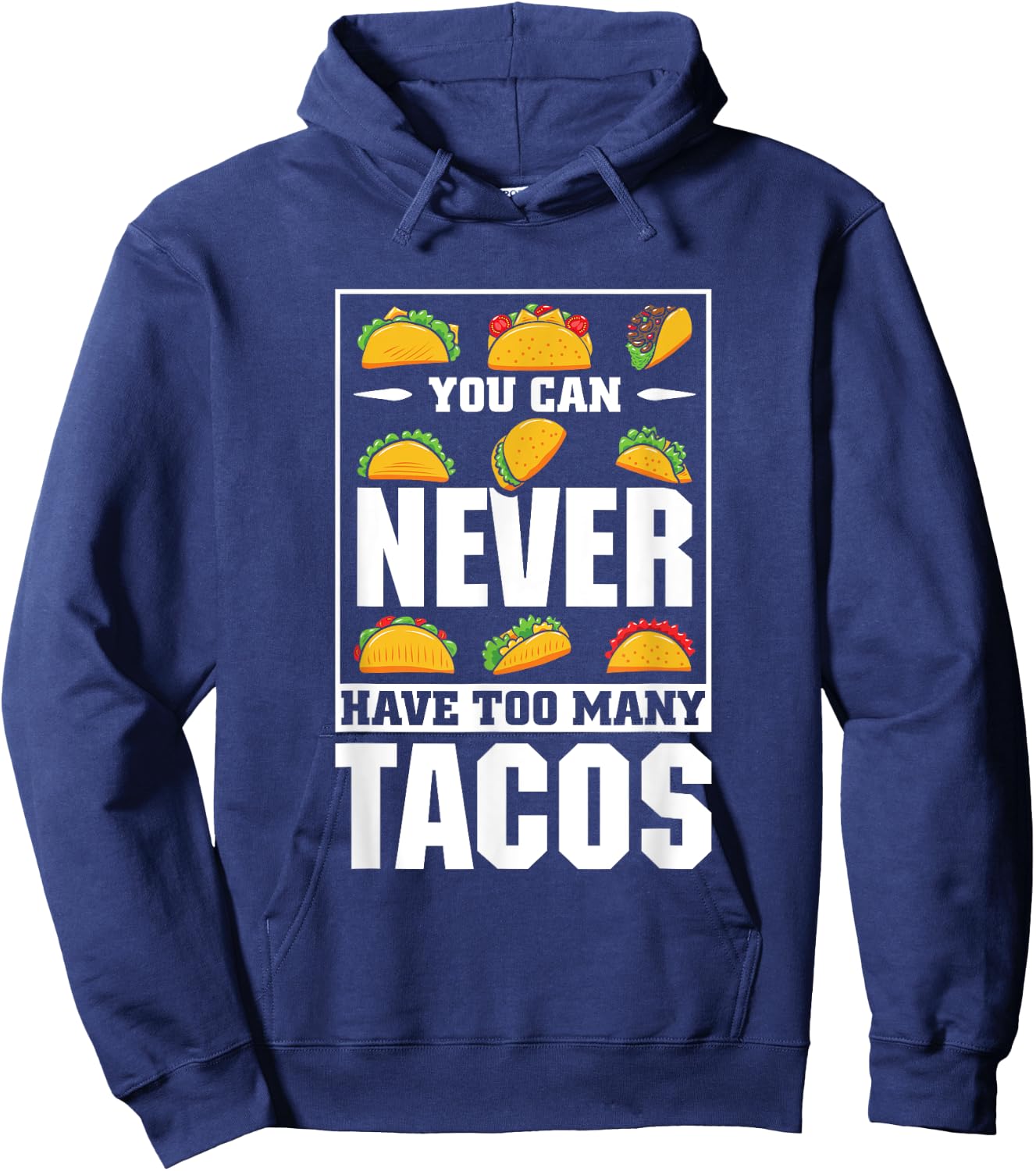 Cinco De Mayo Taco Costume Adult Taco Pajamas Kids Hoodie - Hoodie | Navy