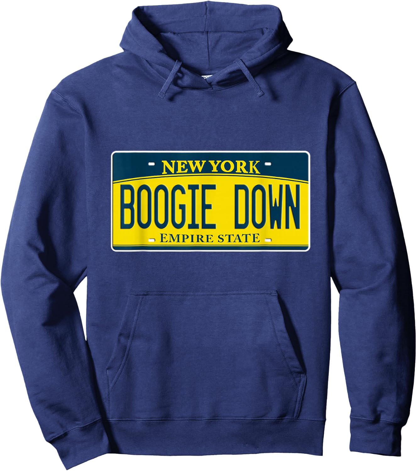 Boogie Down South Bronx New York NY Old School Hip Hop BDP Hoodie - Hoodie | Navy