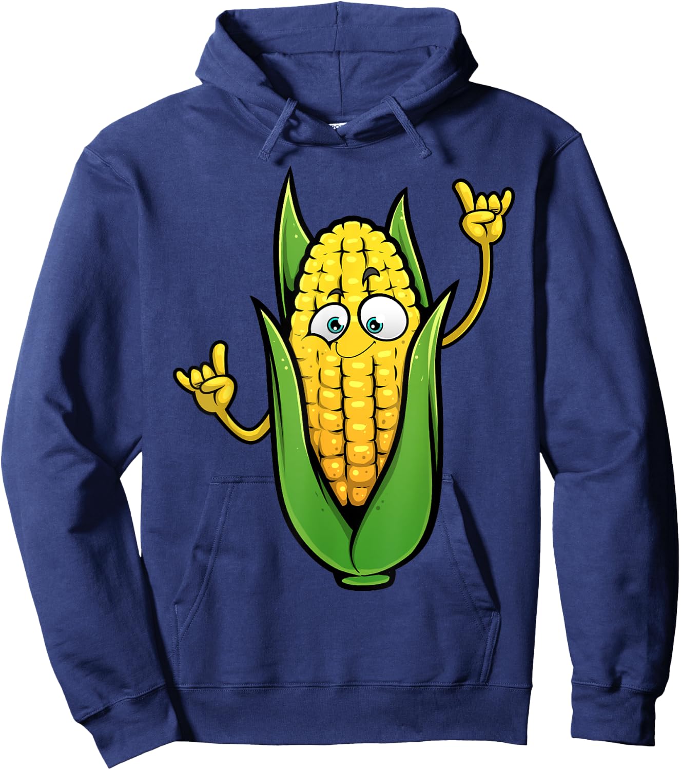 Funny Corn On The Cob Designs Women Farmers Food Hoodie - Hoodie | Navy
