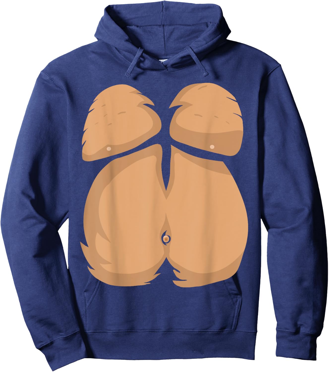 Monkey Costume Easy Lazy Halloween For Boys Men Hoodie - Hoodie | Navy