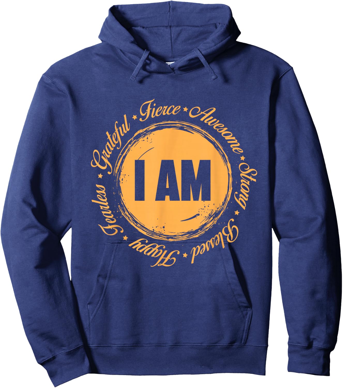 Motivational Quote Inspiration Positive Saying Life Slogan Hoodie - Hoodie | Navy