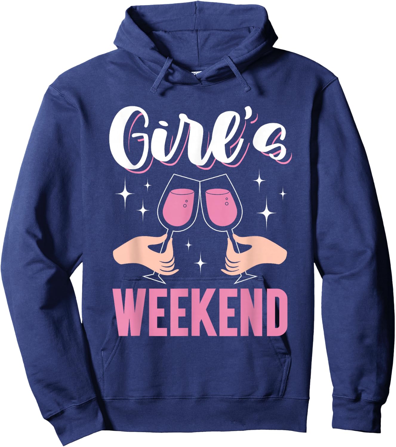 Girl's Weekend Girl Cute Girl's Trip Friends Girls Trip Hoodie - Hoodie | Navy